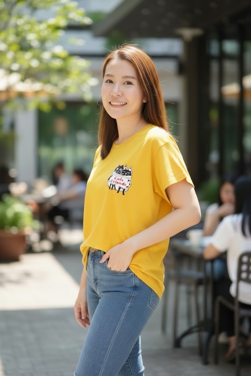 Catsfriends Pocket Tee