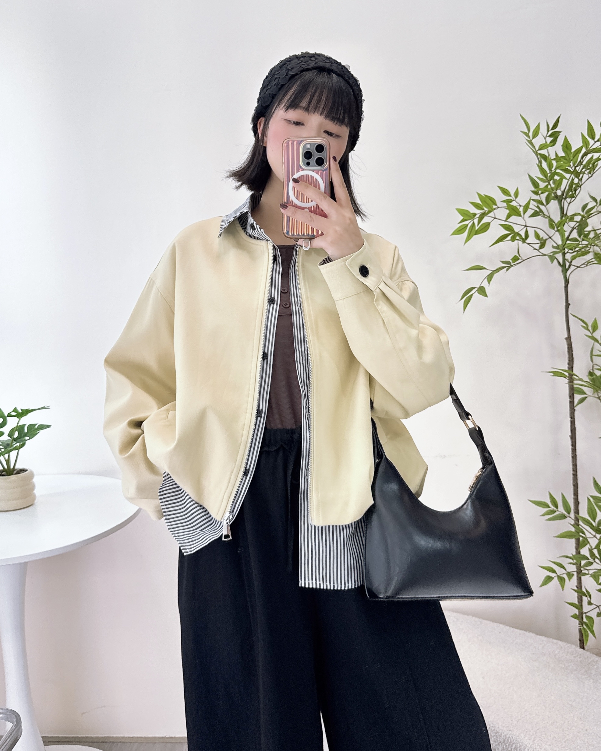 拼比層次感假兩件外套 3色