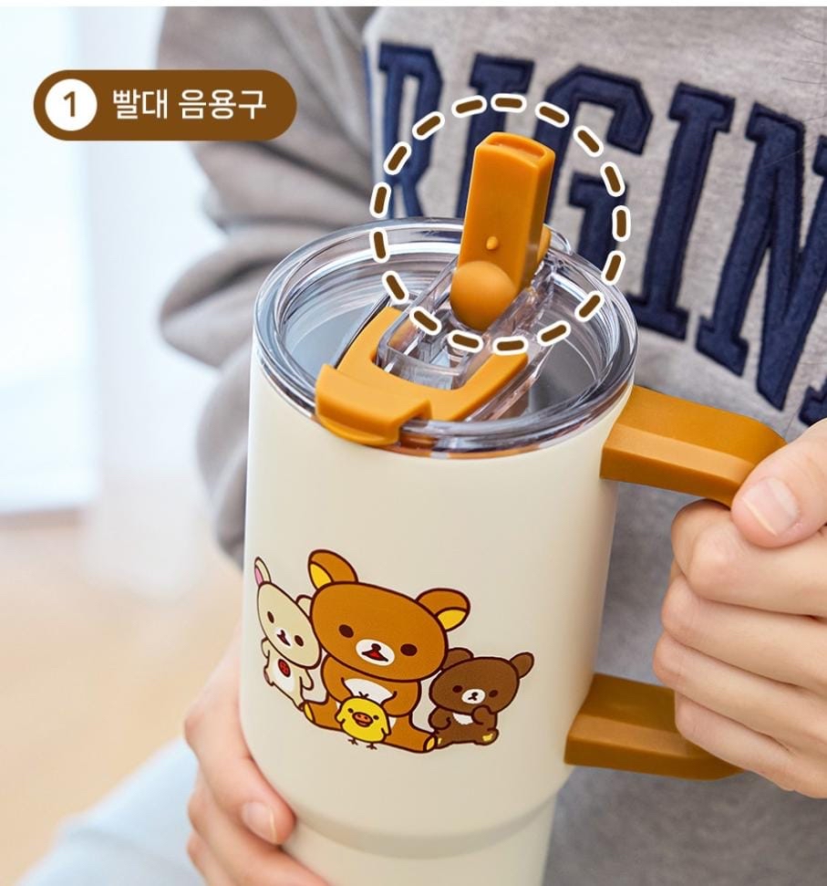 《預約貨品》全新韓國限定 Rilakkuma連蓋保溫杯