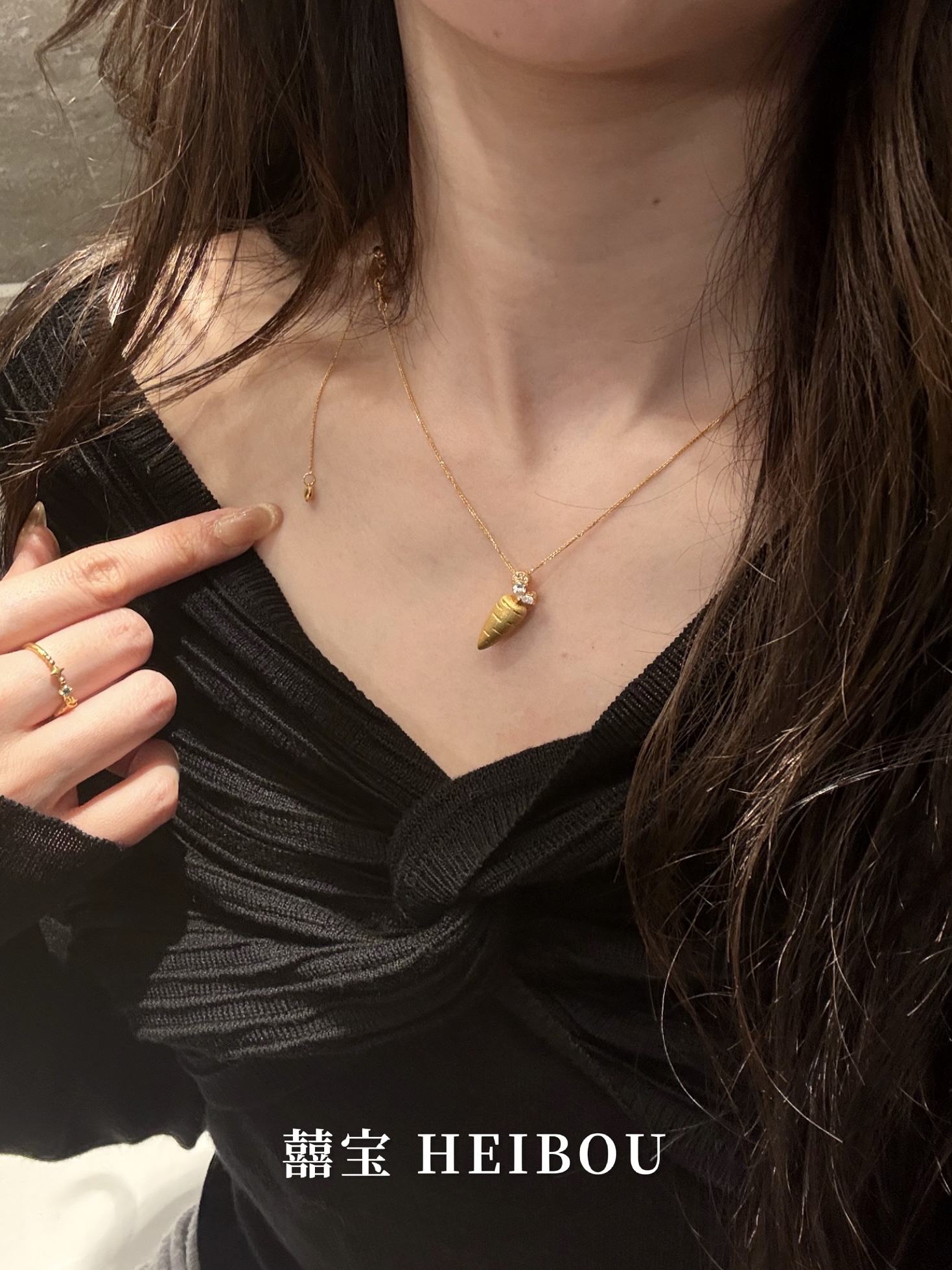 5G实心-抽拉肖邦项链