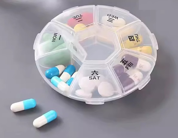 透明藥丸盒 (一周七格) [AD00017]