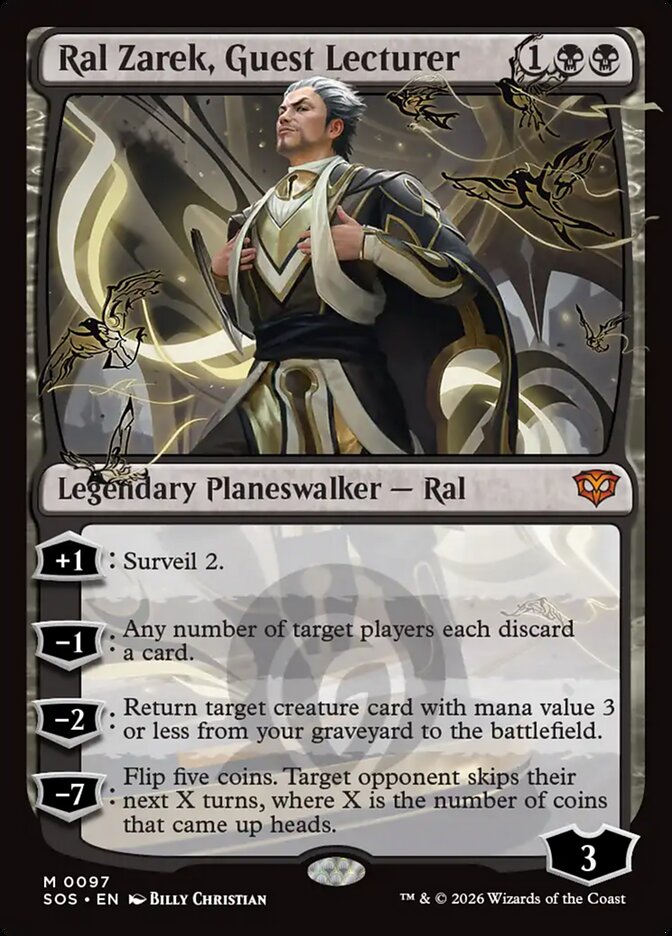 [EN] [Foil] Ral Zarek, Guest Lecturer [SOS-097] M