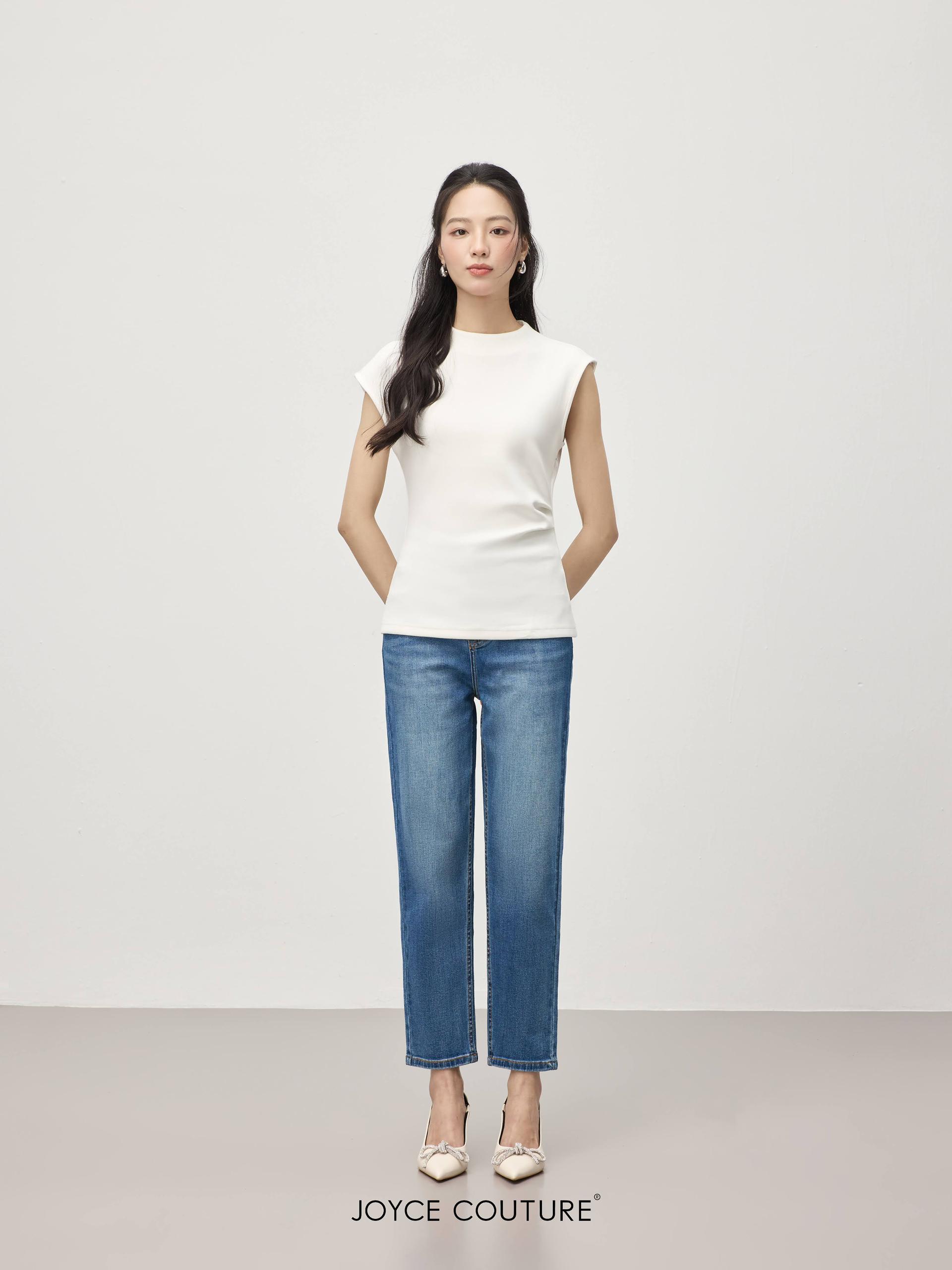 无袖不对称上衣 T0070