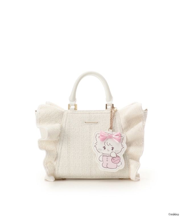 🎀【預訂】Lil ala mode×SAMANTHAVEGA 荷葉邊手提包 - Mousse