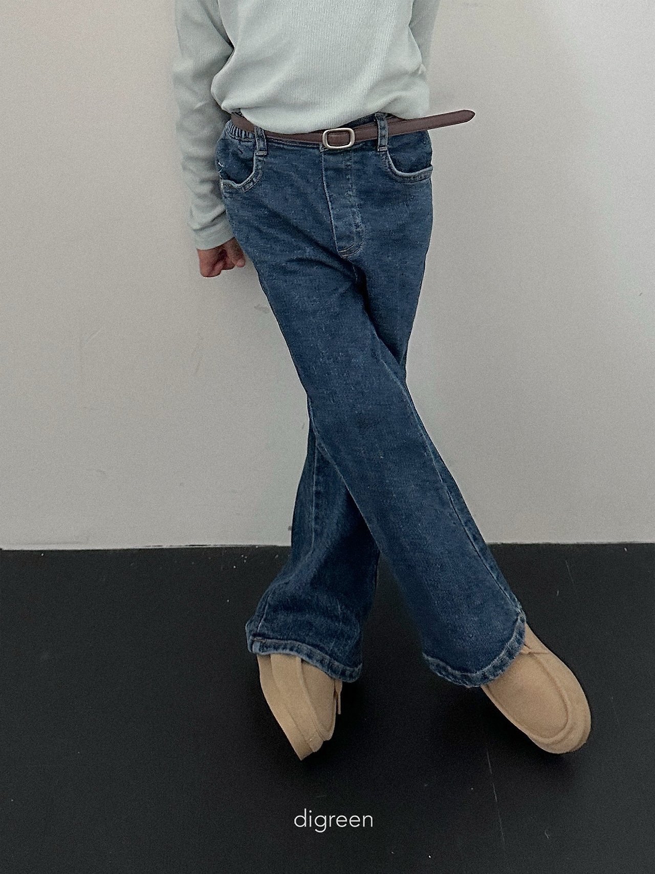 Digreen | bootcut denim pants 