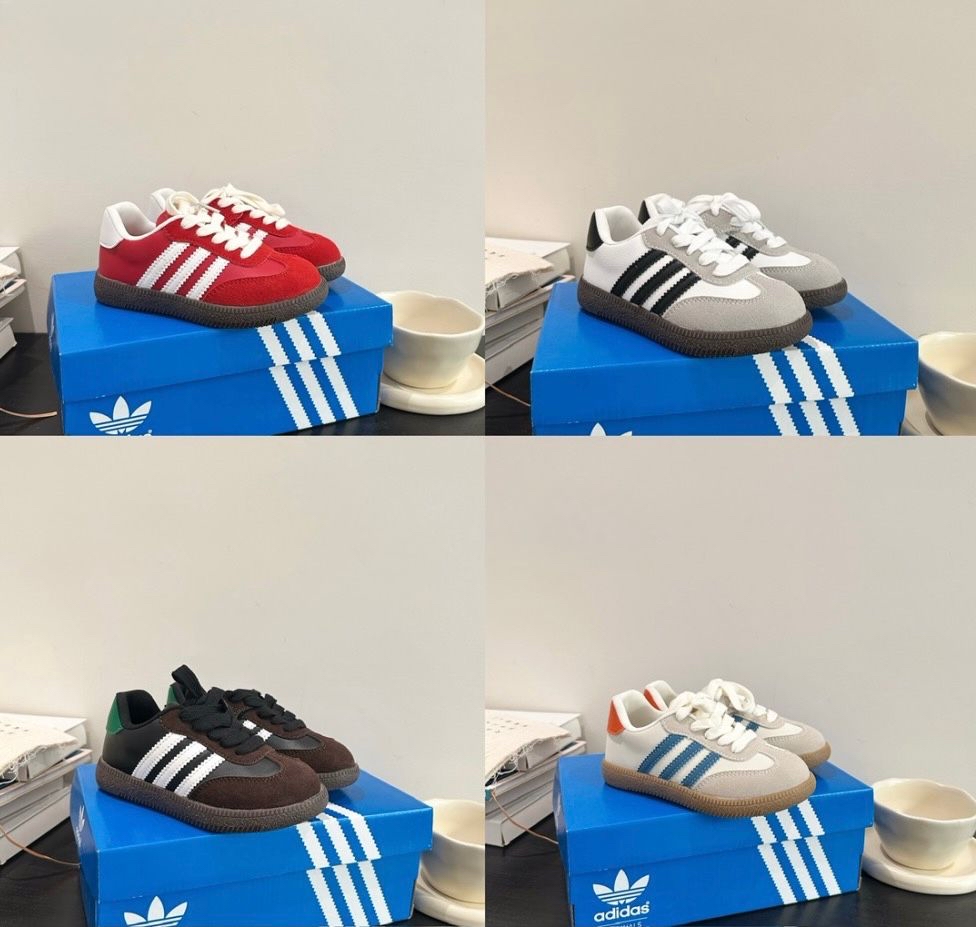 廠單ad samba 6代側魔術貼板鞋