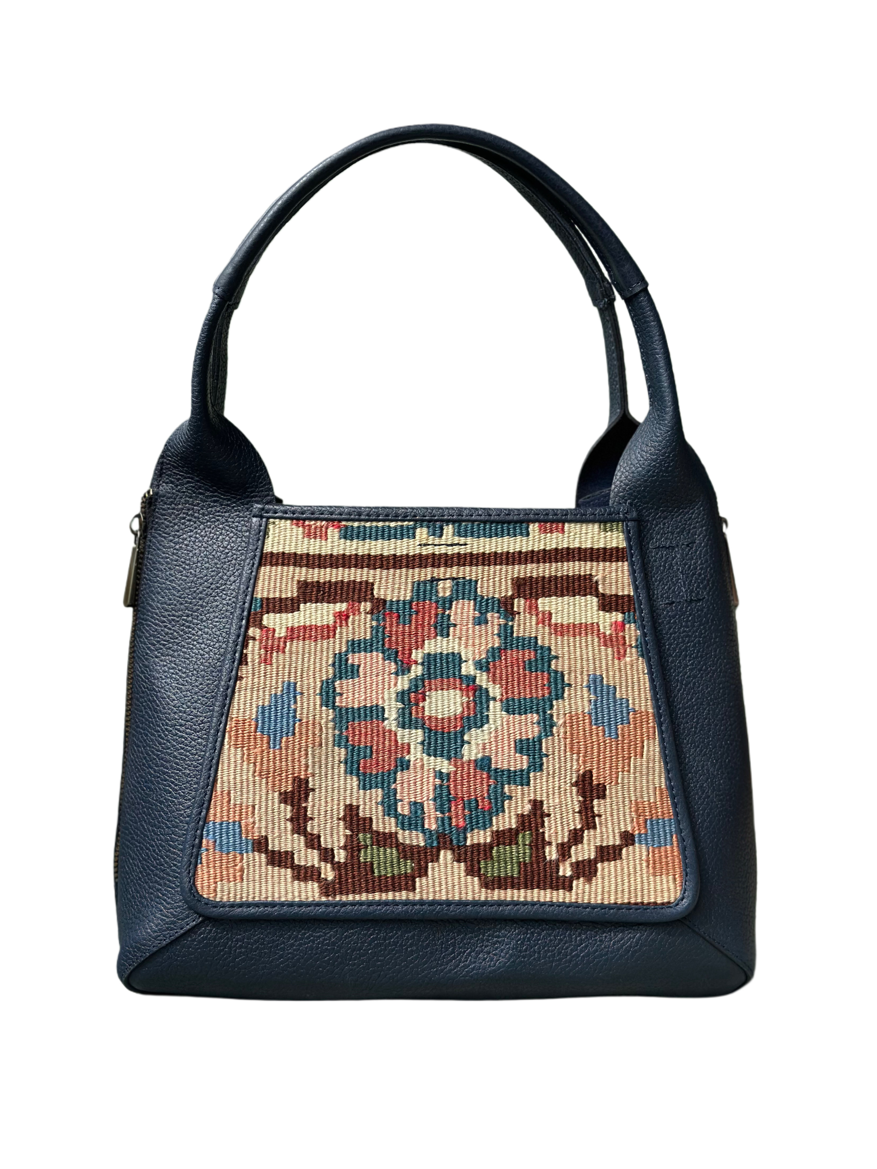 K22 土耳其真皮地氈手袋（深藍色）