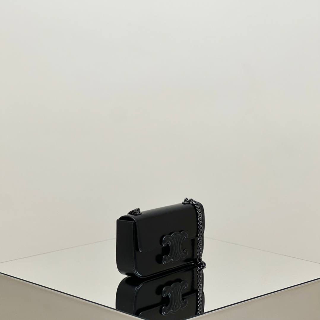 🔥大货实拍图 𝗖𝗘𝗟𝗜𝗡𝗘 ♥ 𝗧𝗥𝗜𝗢𝗠𝗣𝗛𝗘浮雕腋下包 型号：199243 尺寸：20.5*11.5*4cm