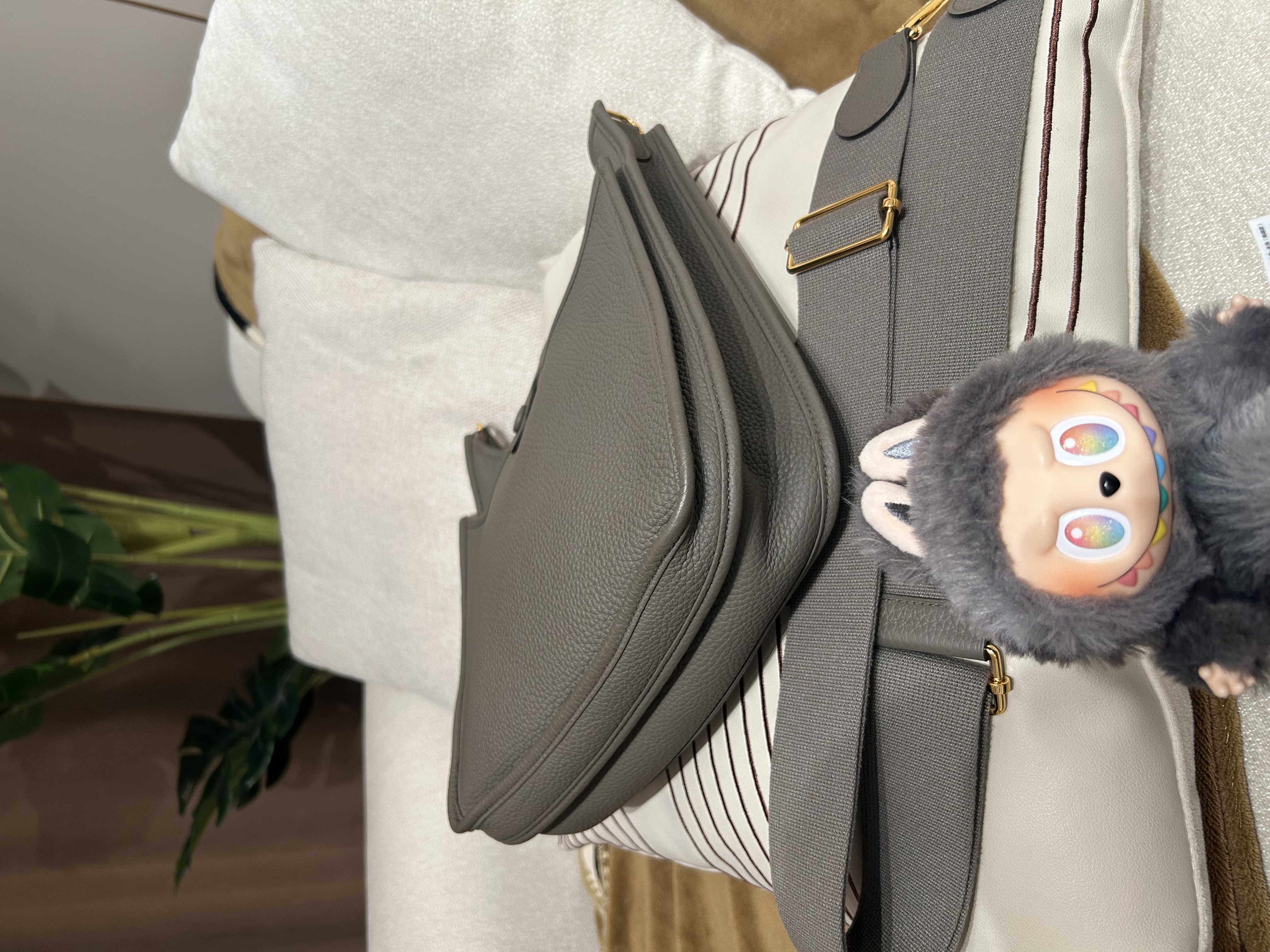 Hermes Evelyne 29 Stamp C 錫器灰 100%Authentic, 98%New ✅Dust bag