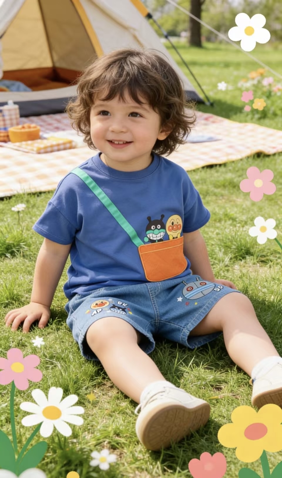 0676 面超半袖&短褲