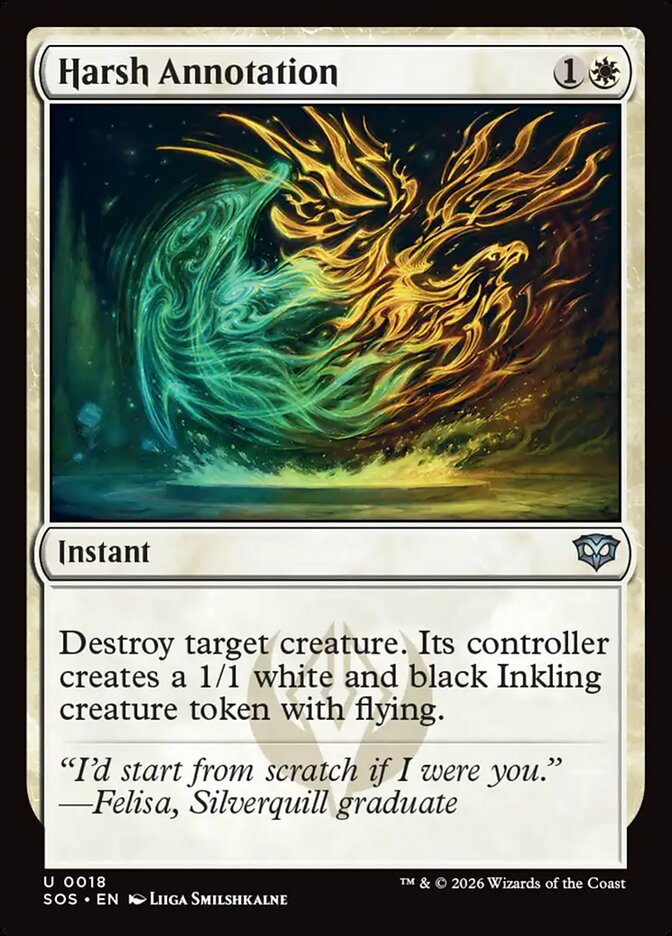 [EN] [Foil] Harsh Annotation [SOS-018] U
