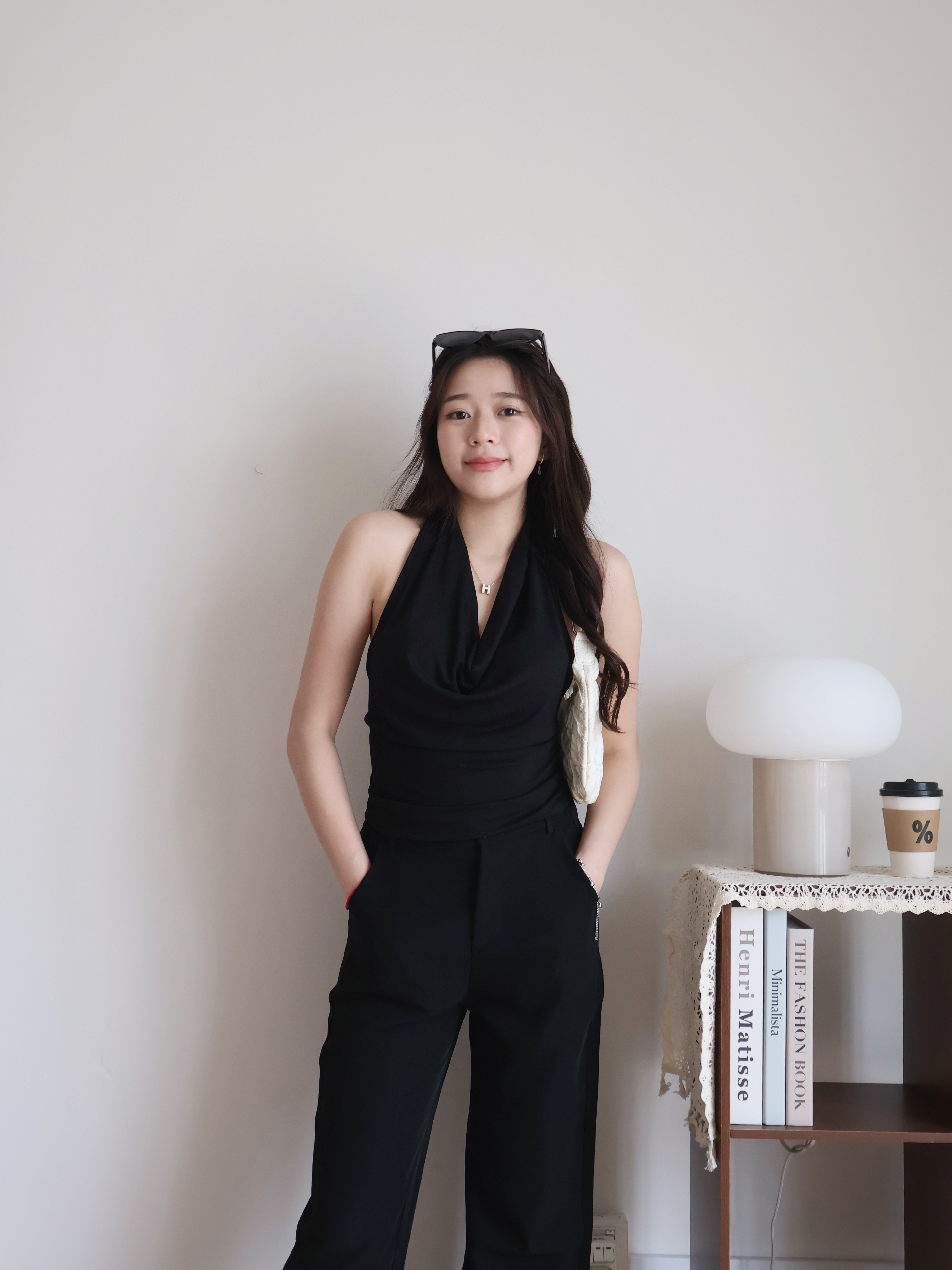 Millie Halter Top | Black