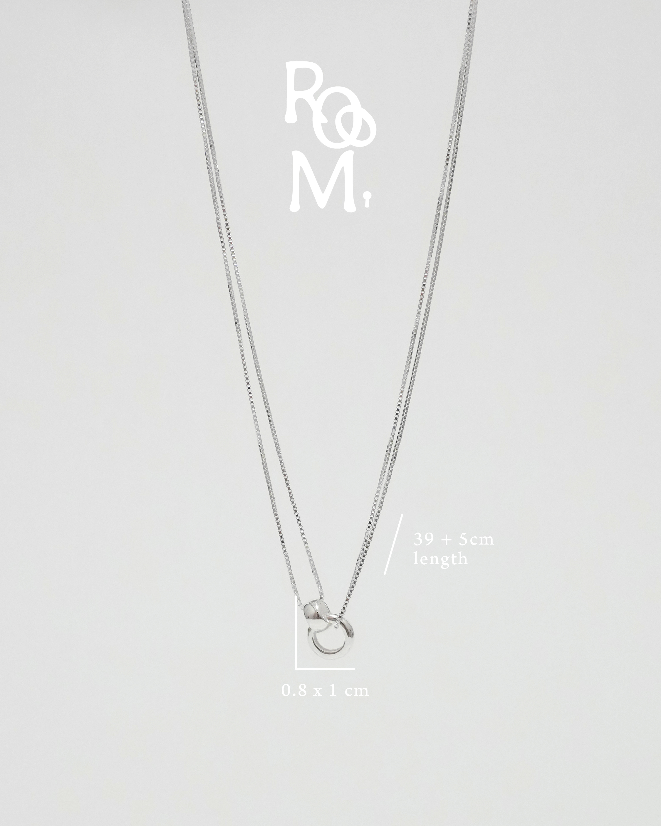 Pure Dual Buckle Necklace