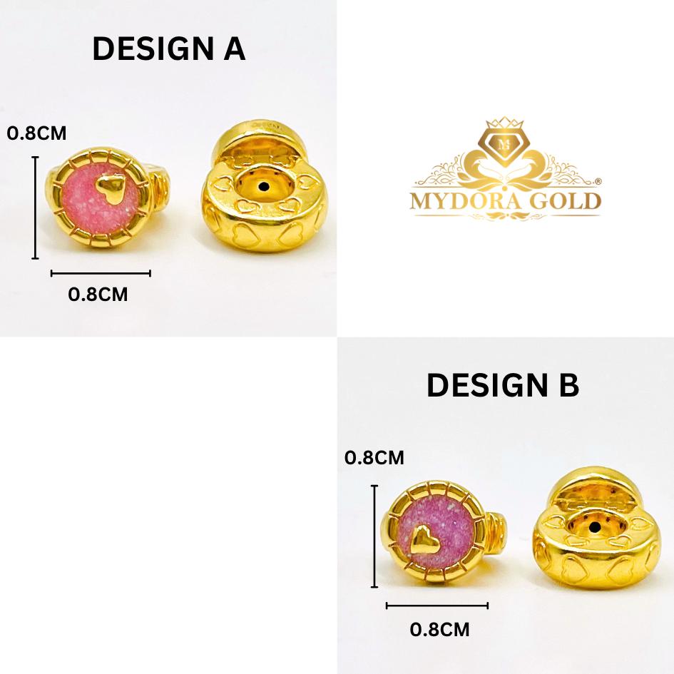 MYDORA Bead Stylish Lovie Ring (5G) l EMAS 916/22K