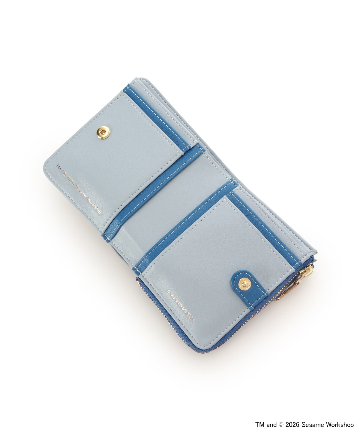 🌸 【預訂】Cookie Monster Wallet - SAMANTHAVEGA x SESAME STREET