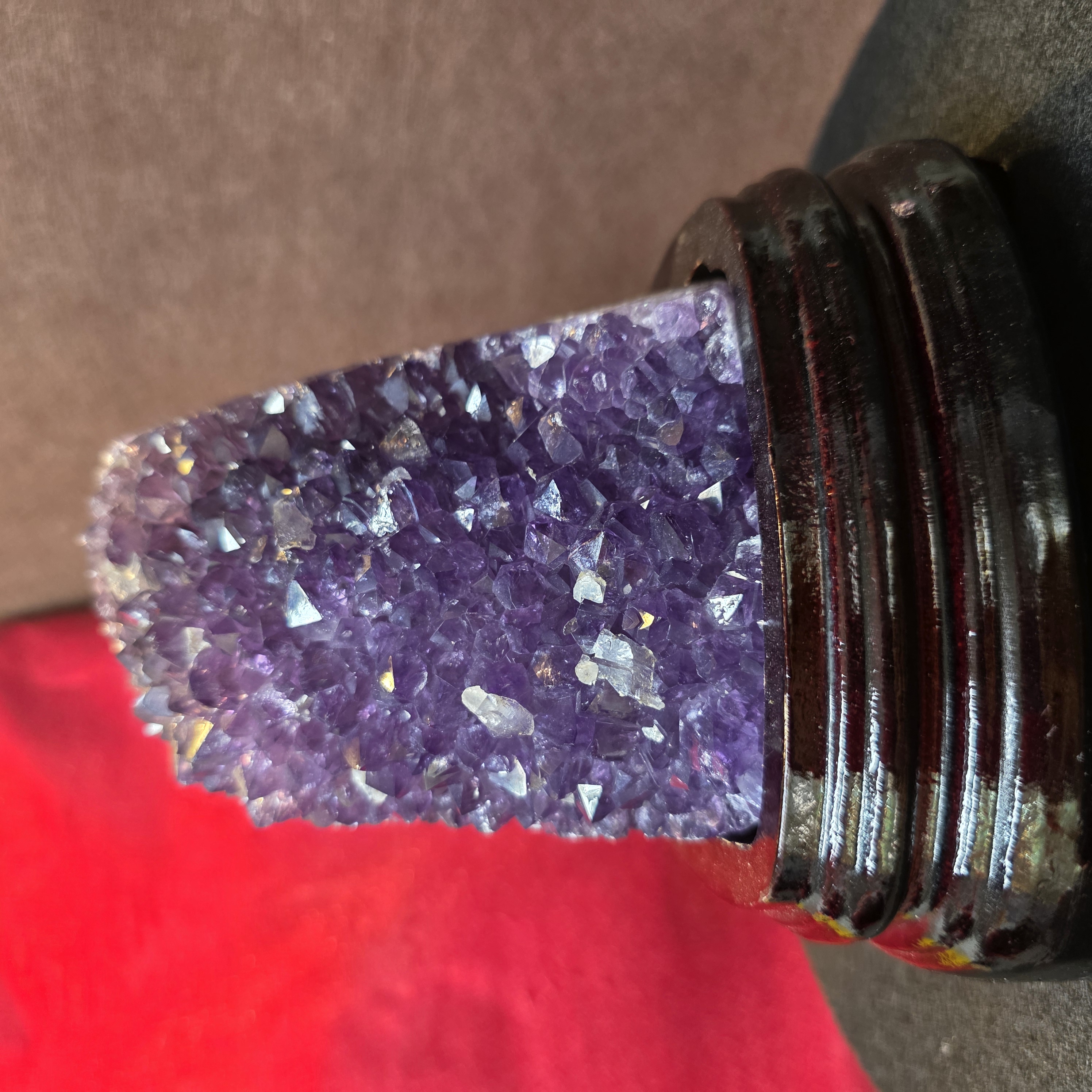 招財靠山紫水晶簇