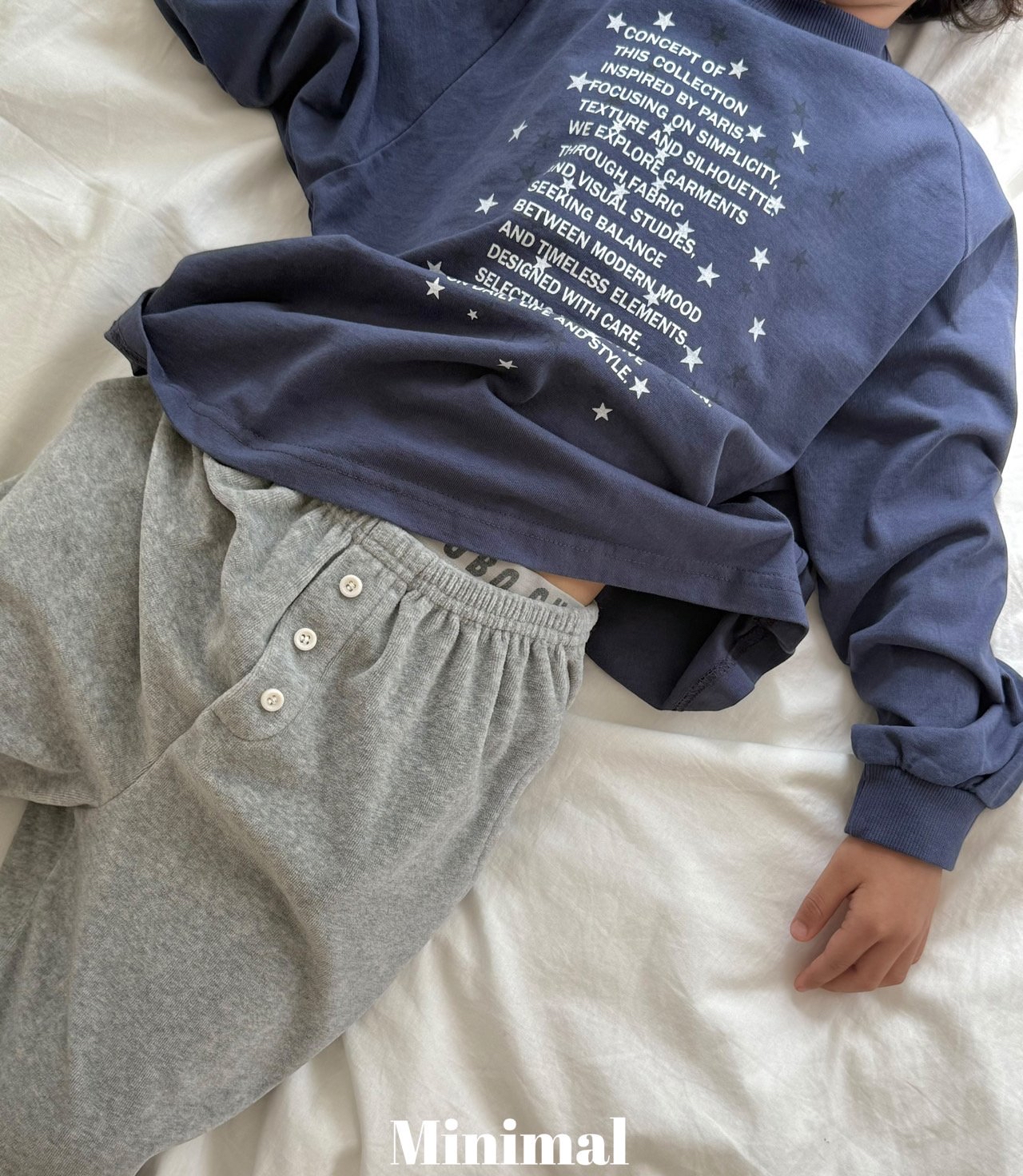 Mnm | Velour Button Jogger Pants