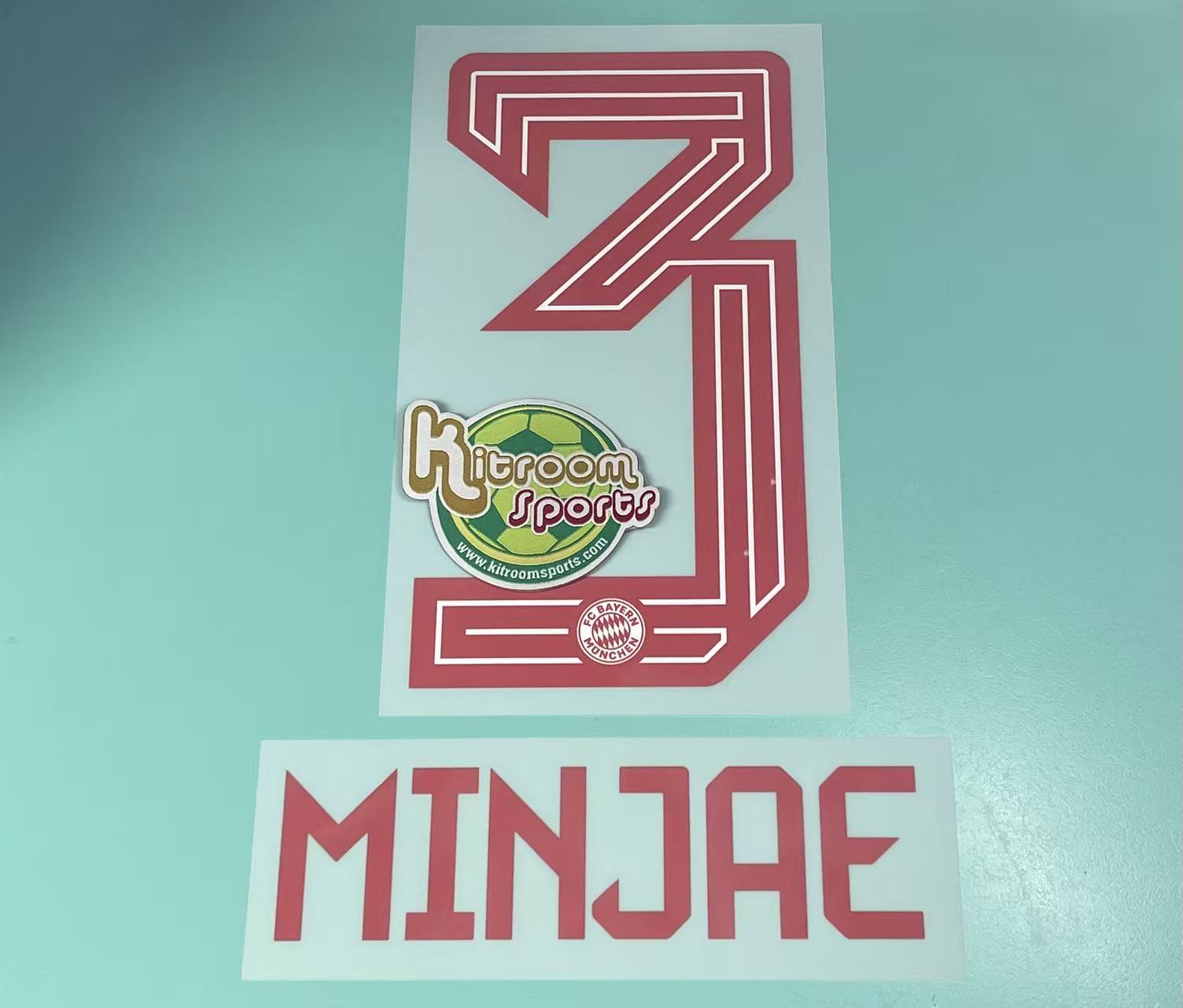 2023-24 Bayern Munich Home Nameset #3 MINJAE