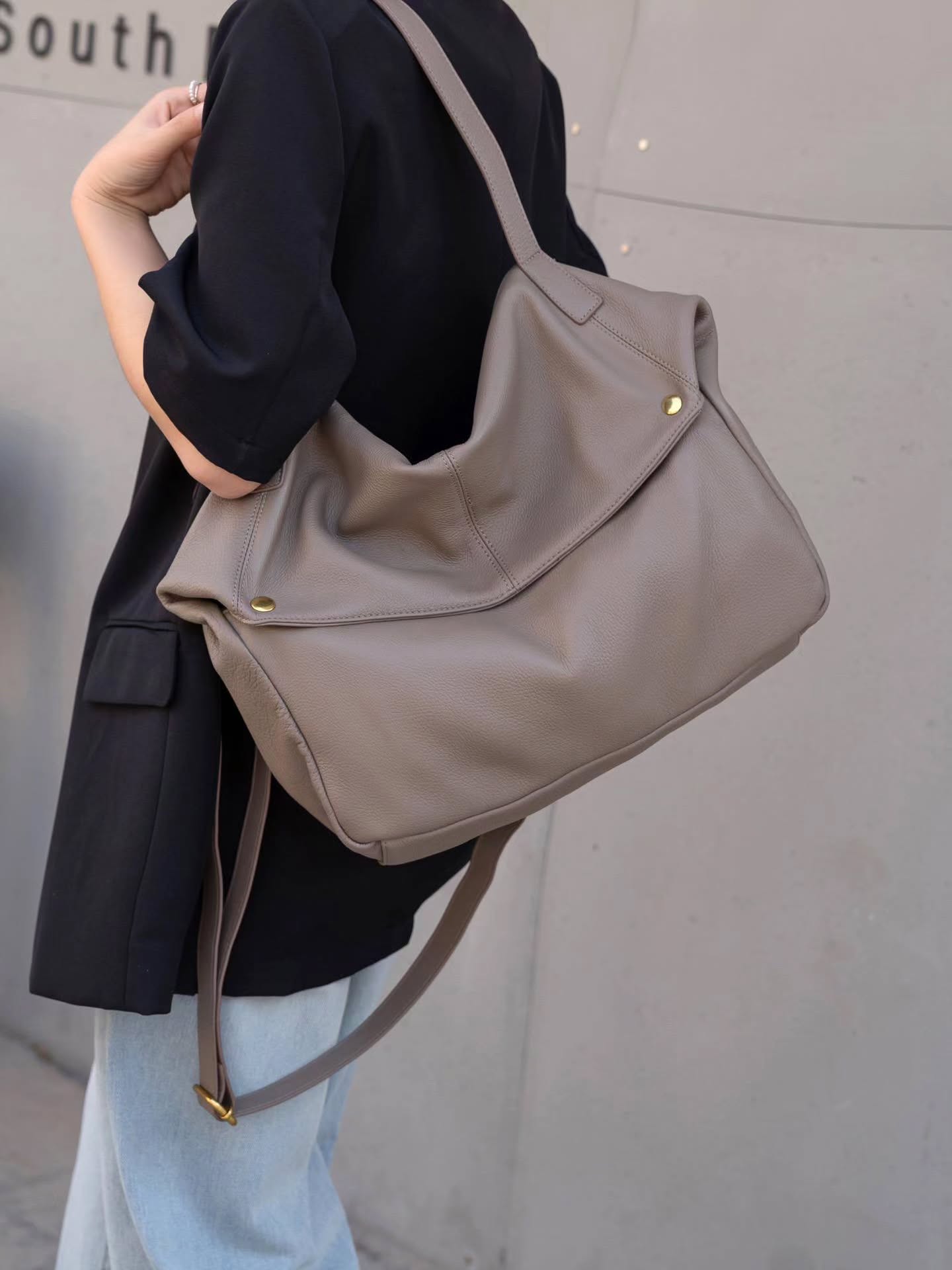 7007# 🆕慵懒风大容量托特包🇨🇳