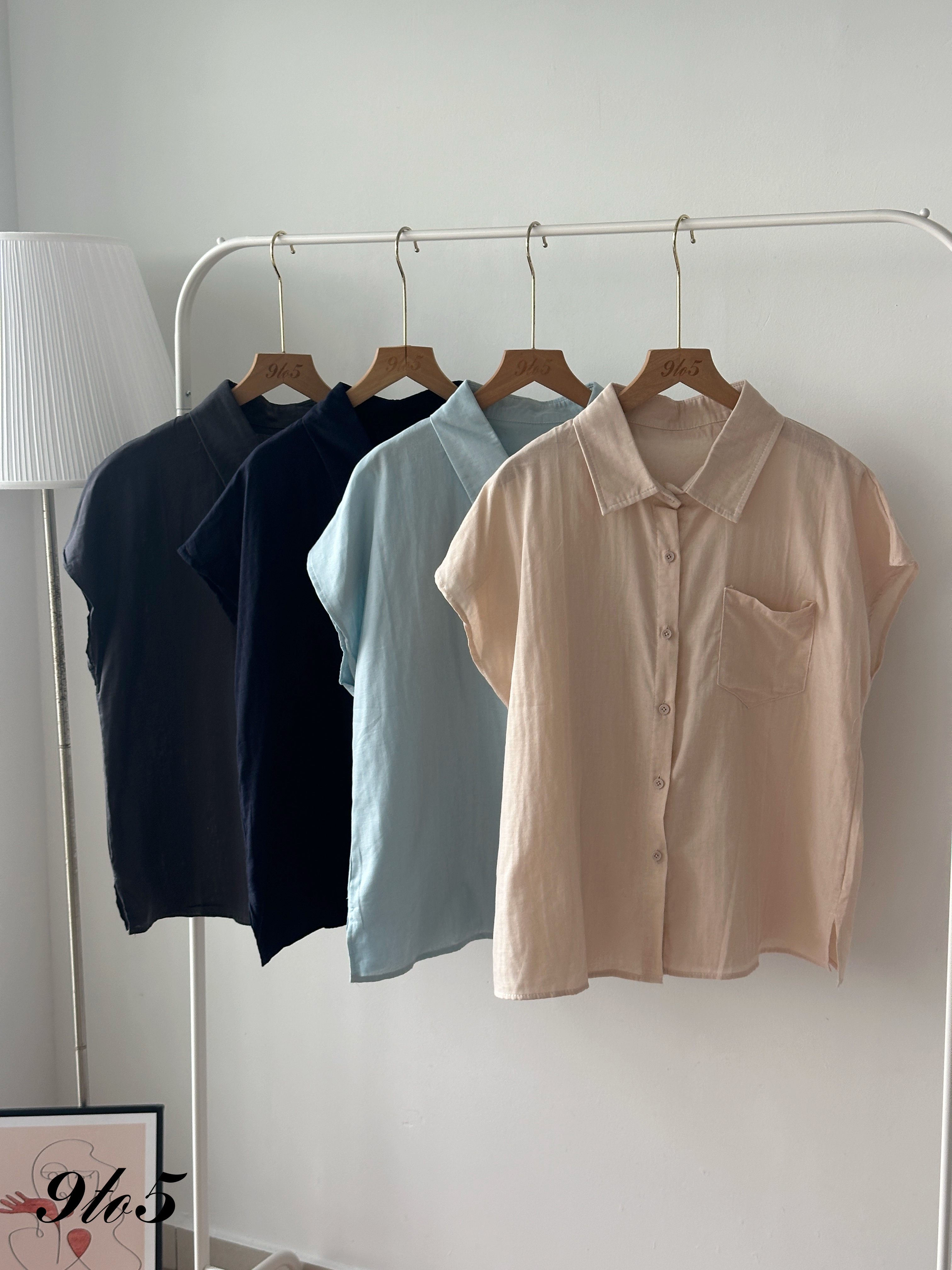 T4333 Oversized Linen Shirt - 4 Colors 