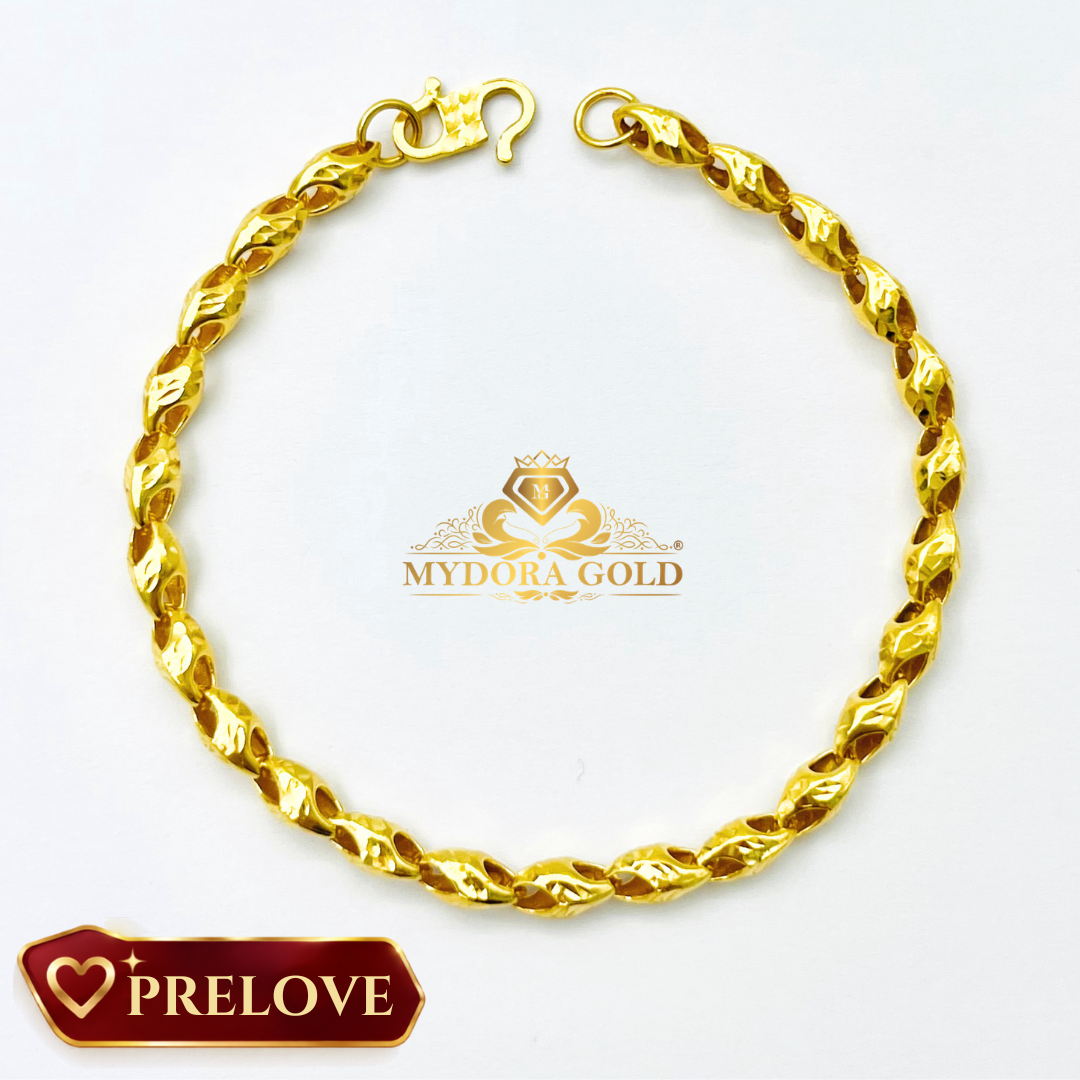 PRE-LOVE: Rantai Tangan Mini Siput l EMAS 916/22K