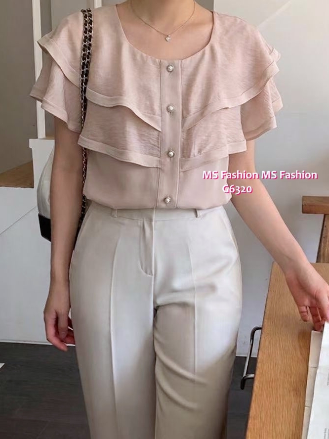 G6320 高質靚料ruffle top