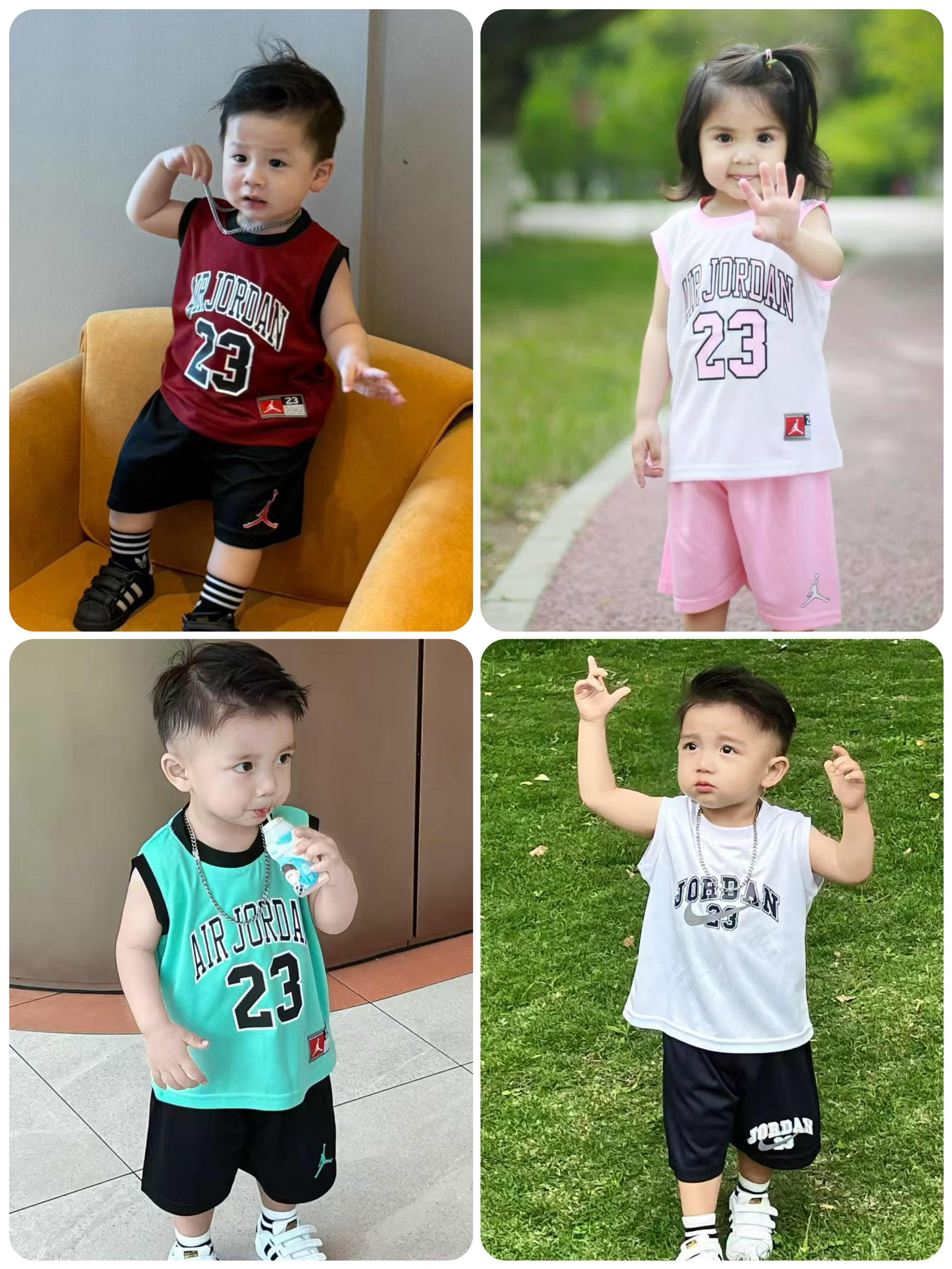 0600 兄妹款😍JORDAN套裝