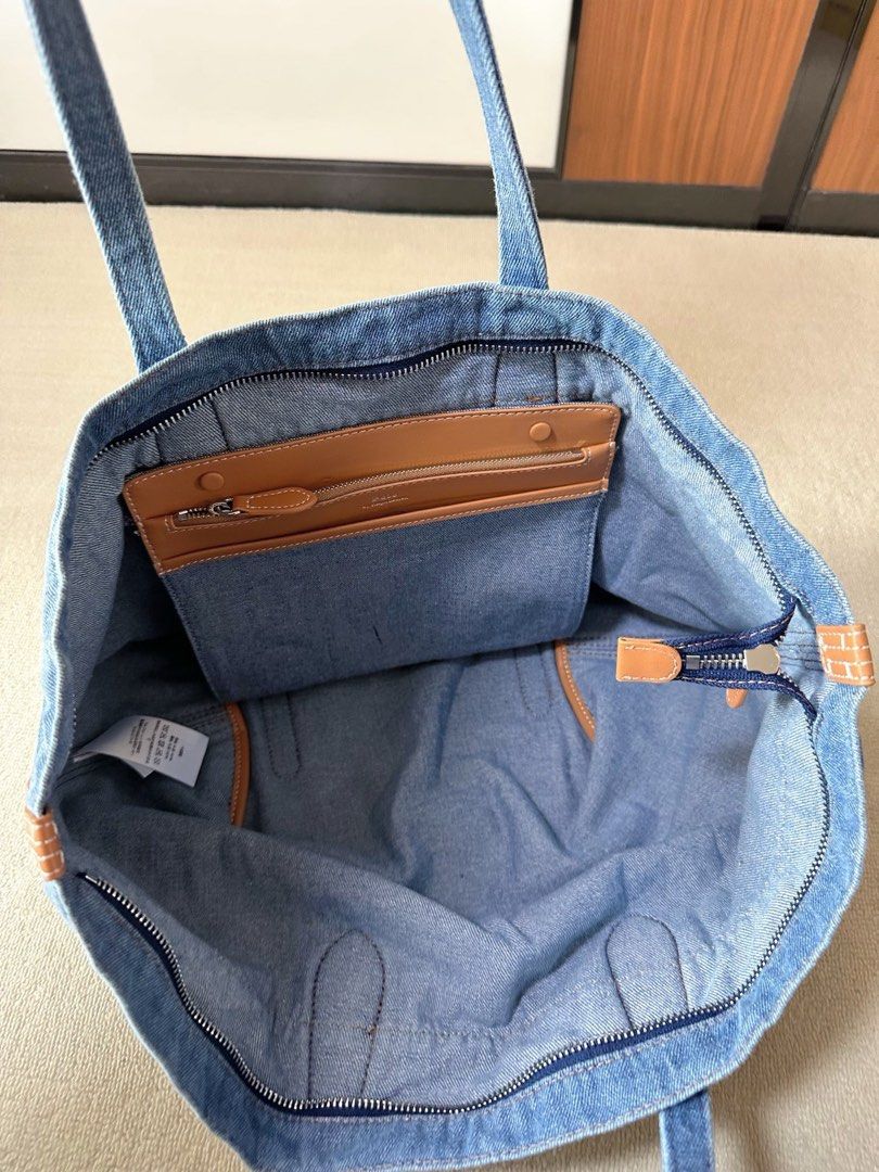 0316 RL Polo Demin Tote Bag 皮質大馬仔🐎牛仔布側孭袋 4月中