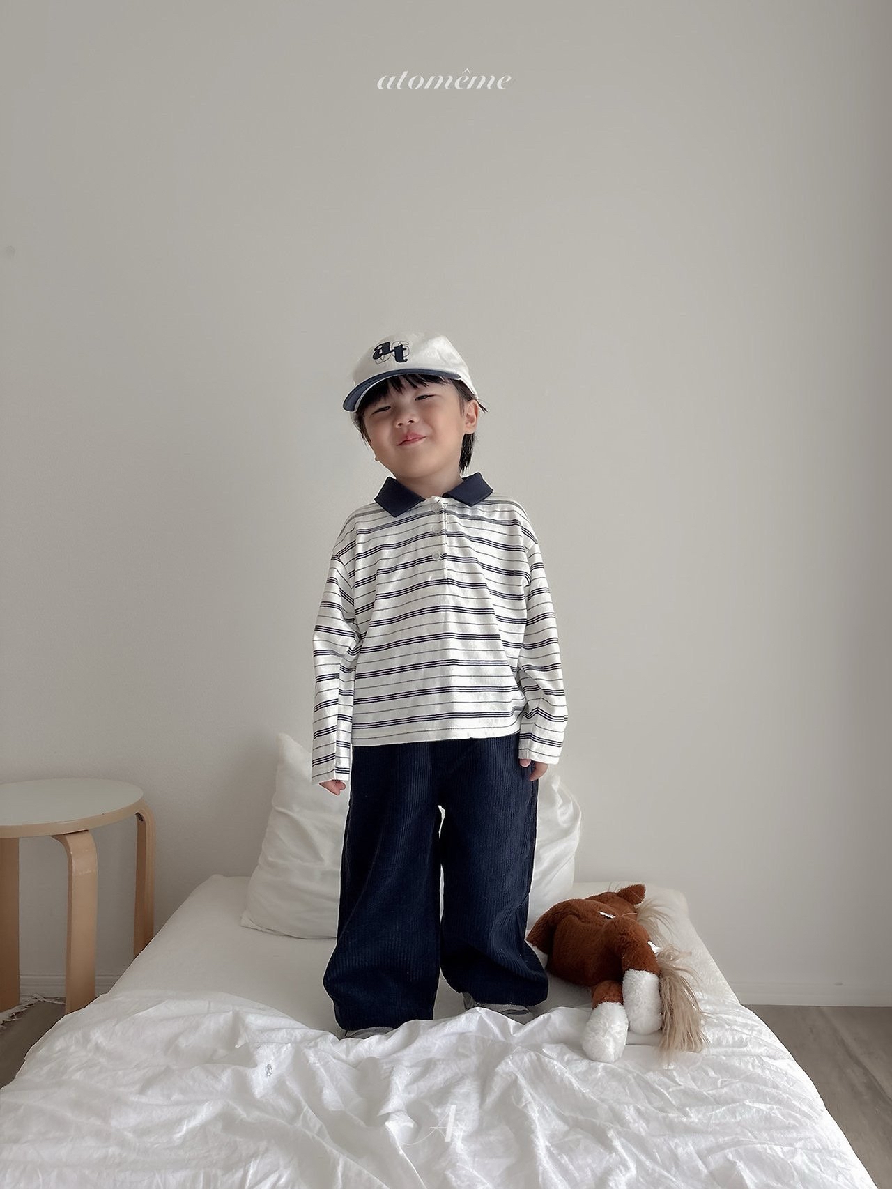Atomeme | Crepe Corduroy Pants