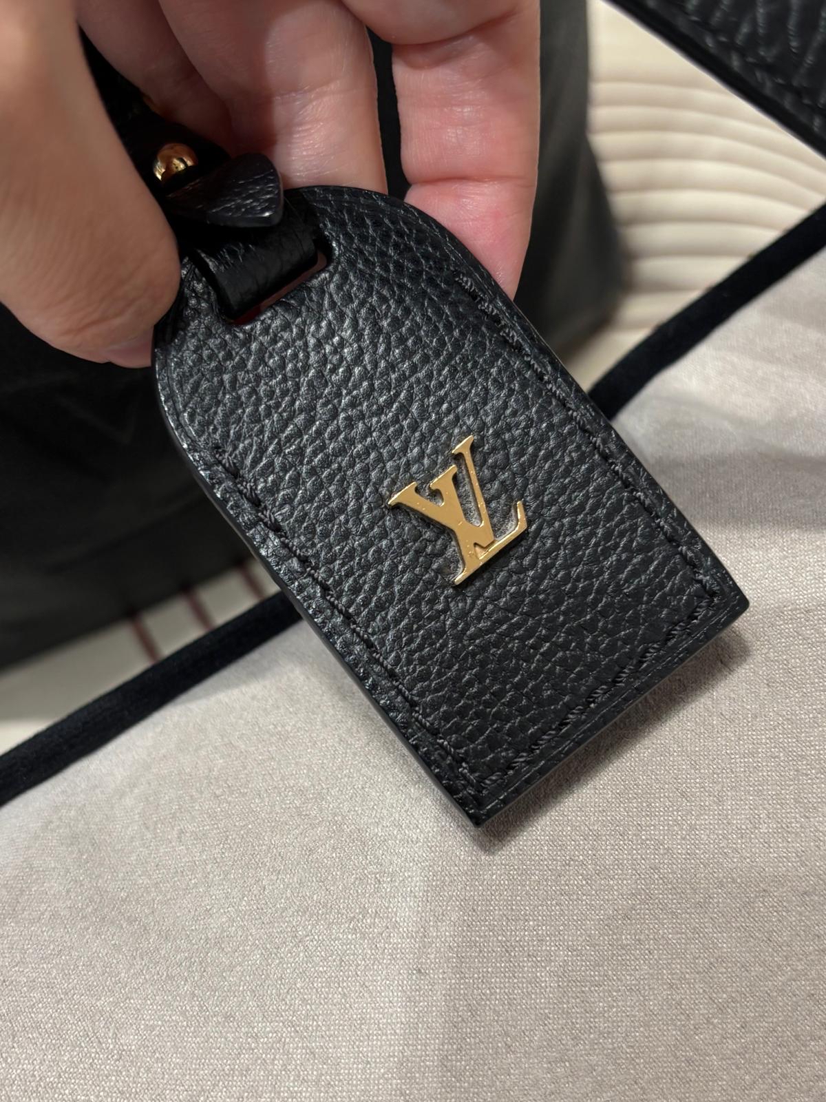 Lv carryall pm Monogram Empreinte Leather 100%Authentic,95%new ✅肩帶✅塵袋✅pouch
