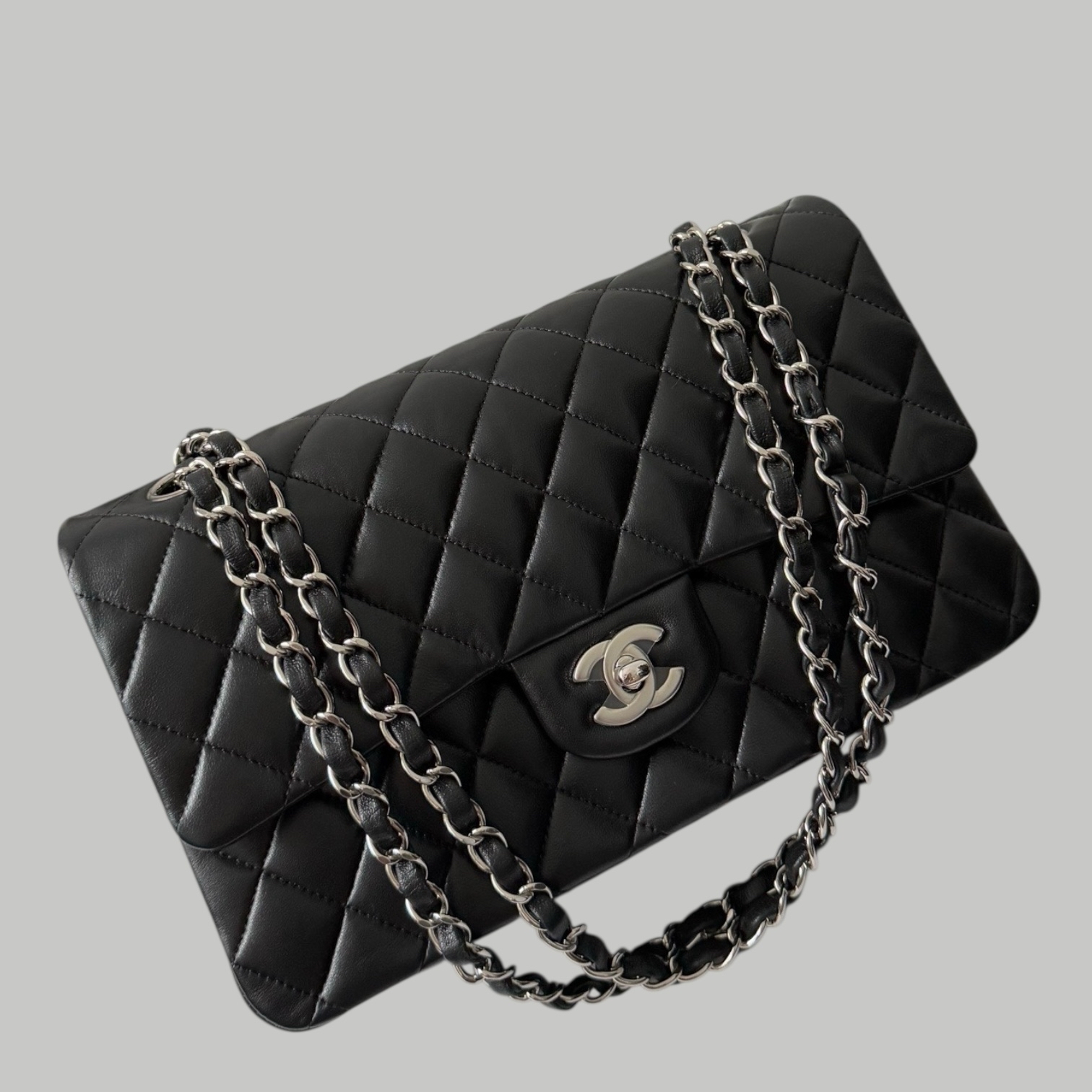 Chanel Lambskin CF25 SHW