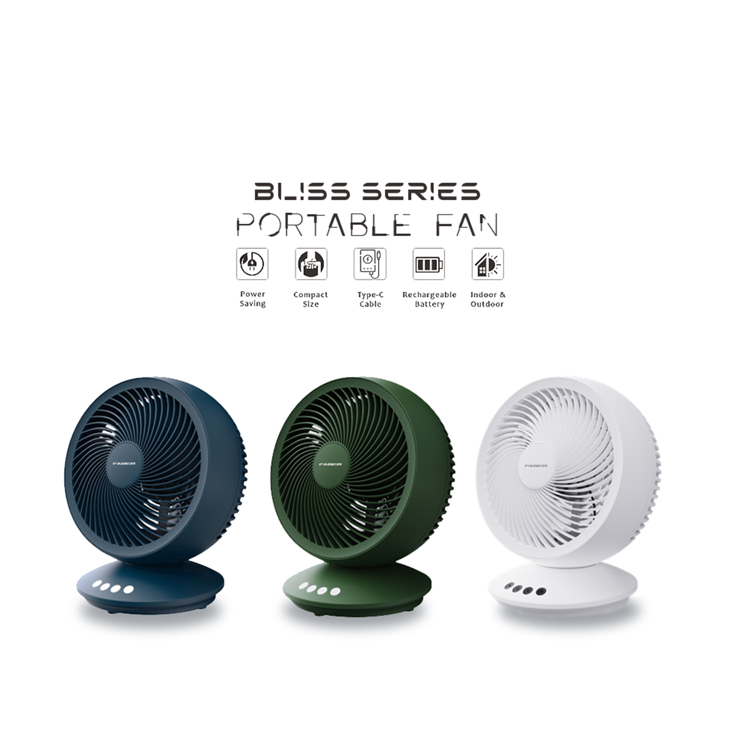 Faber 4000mAh Portable Fan FPF 6541WH