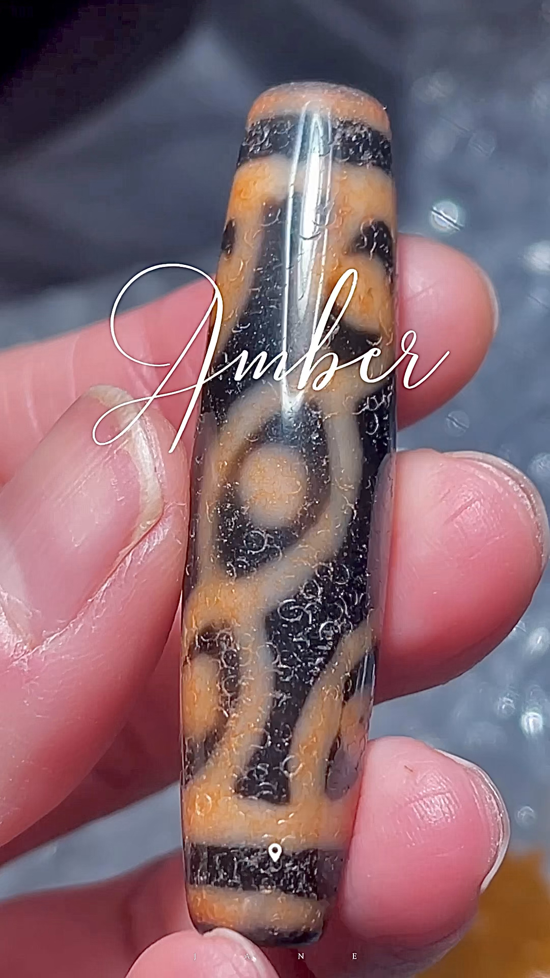 西藏鳳九眼老天珠