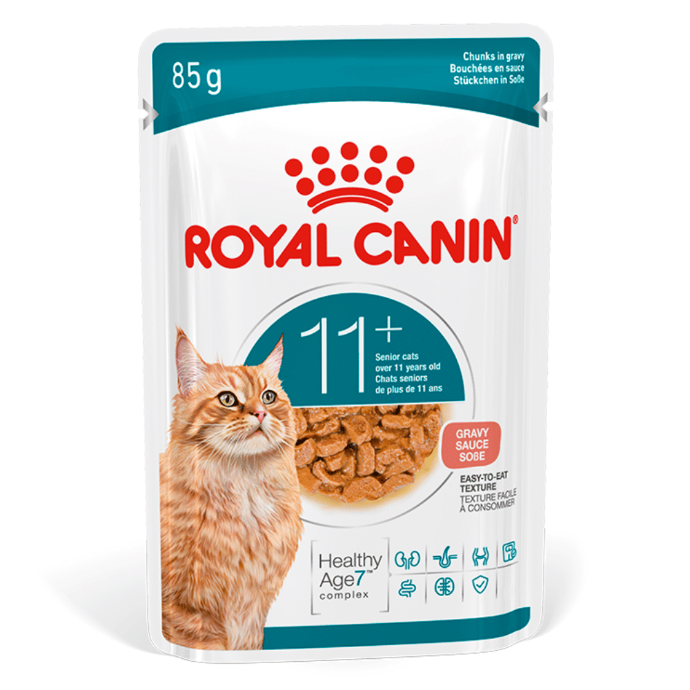 (全年9折)Royal Canin SENIOR CATS 11+ 老齡貓11+營養主食濕糧 85gx12