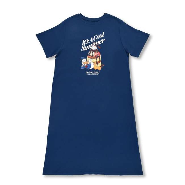 🌸 【預訂】Donald 短袖睡衣裙 - Disney Cool Goods