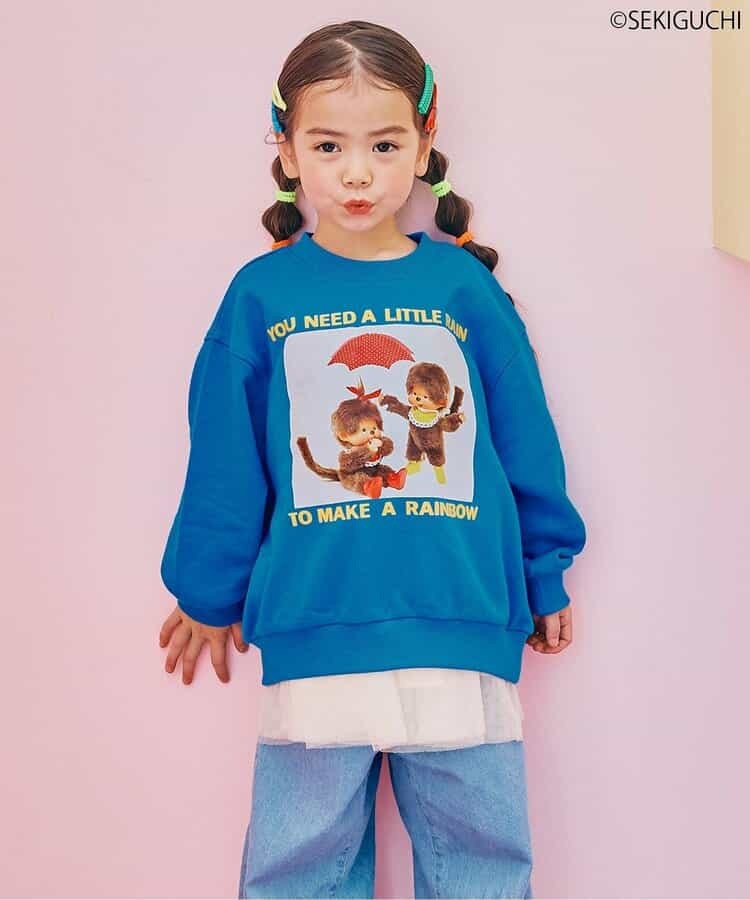 Monchhichi 蒙奇奇親子Hoodies 日本兒童 80-140cm 