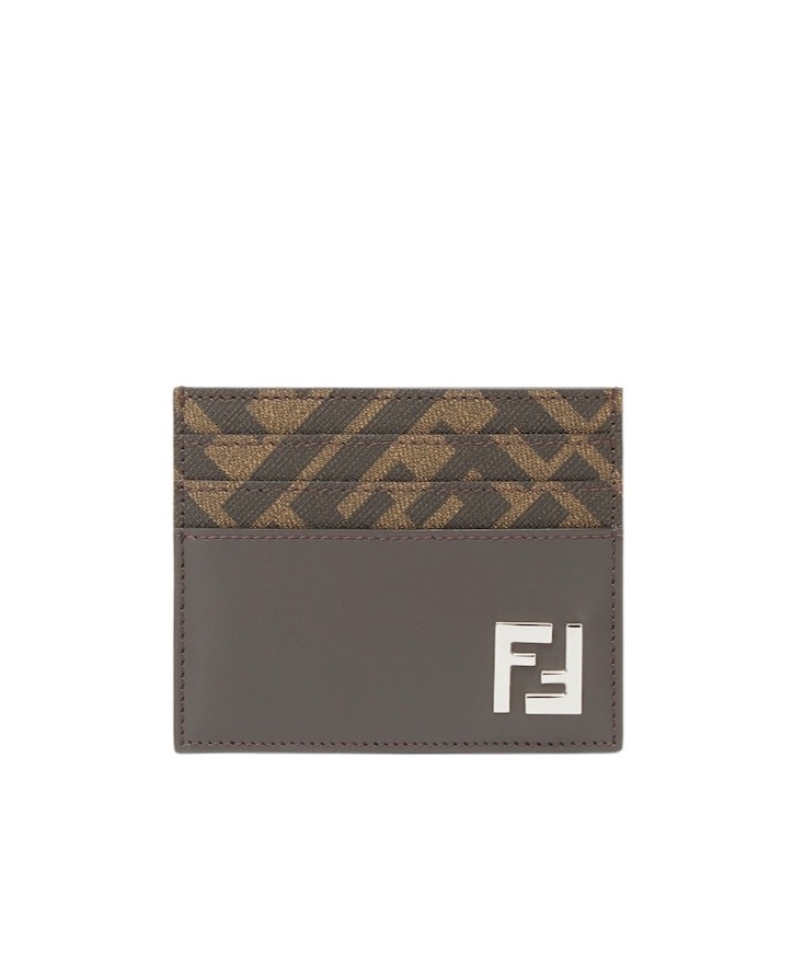 Fendi 新款 帆布拼皮 Cardholder