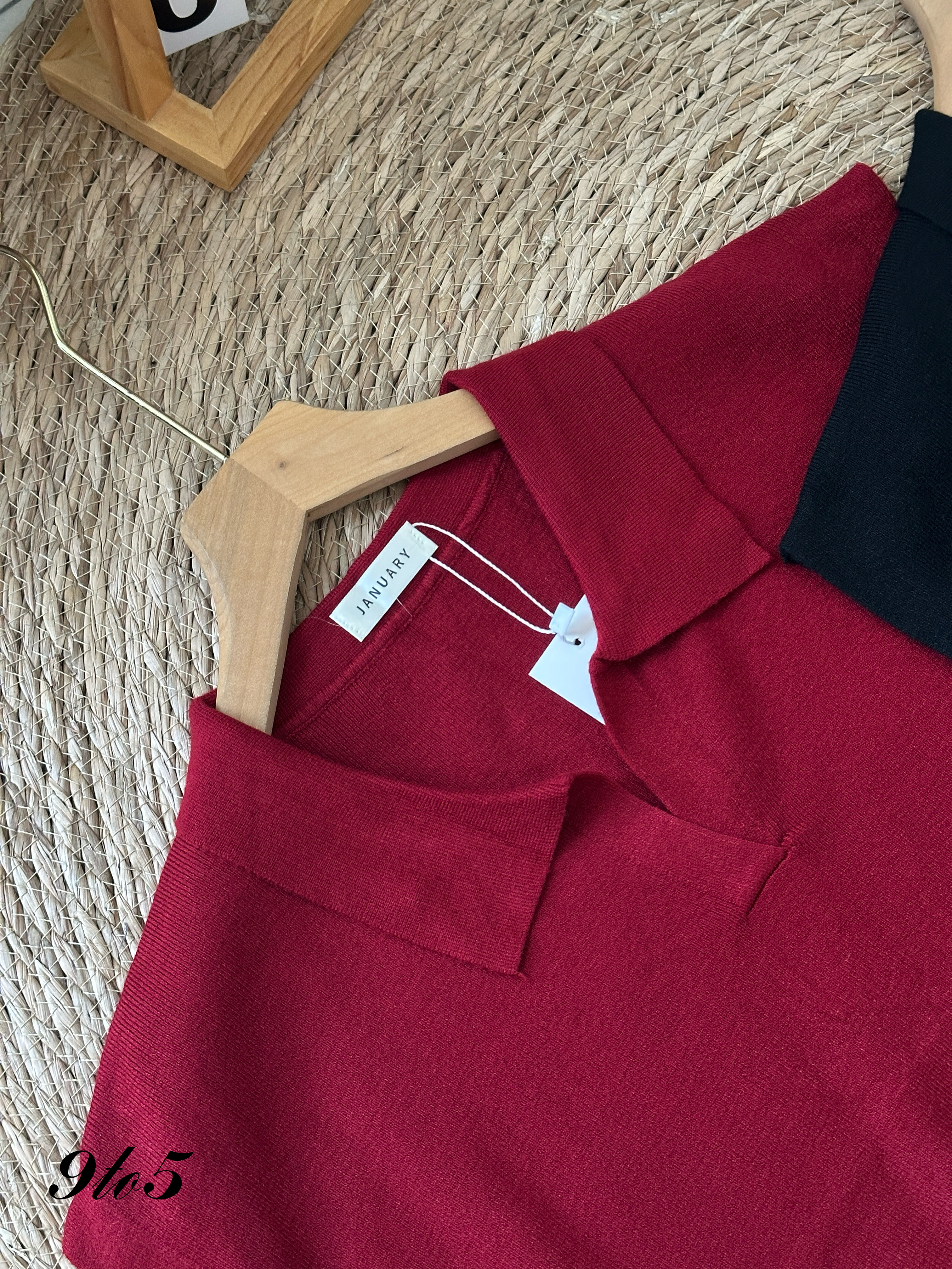 T4069 Knit Polo Tee - 4 Colors