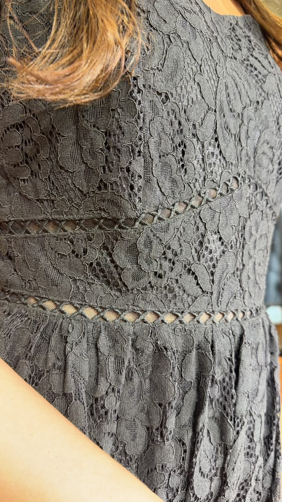 3171 Black Lace Slip OP 39"