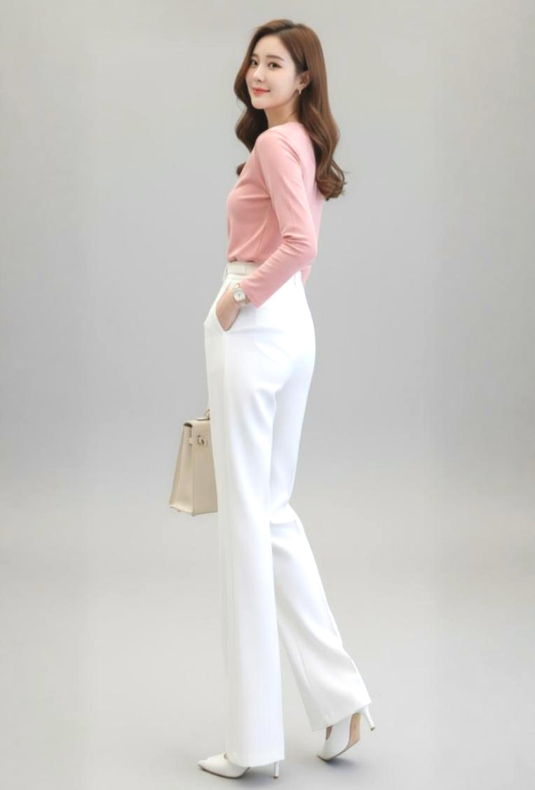 Tailored Kick Flare Pants