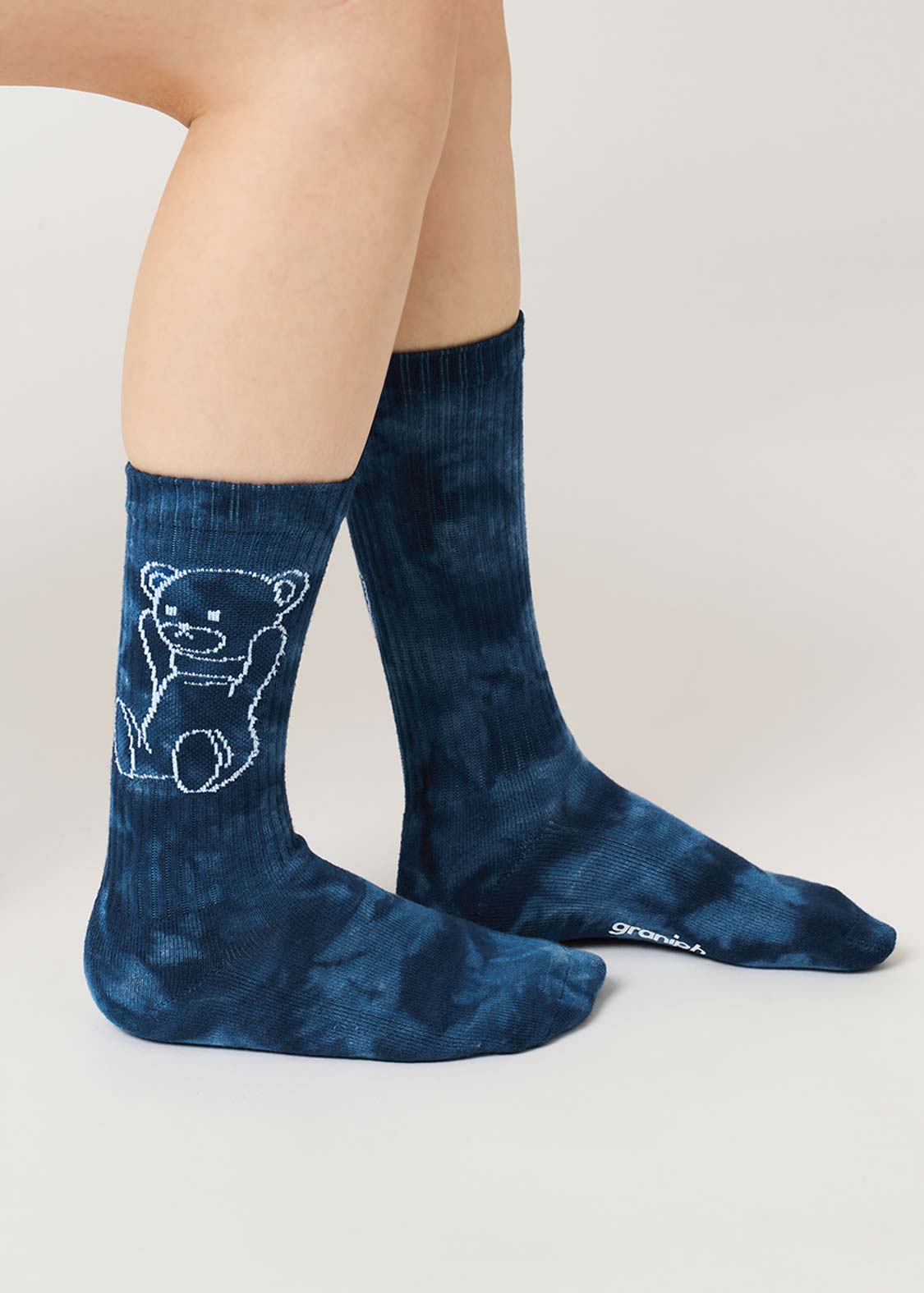 📦訂購 日本限定 graniph Control Bear 中筒襪