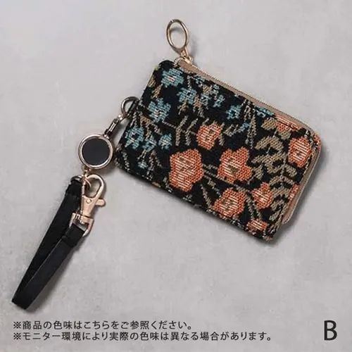 日本🗾品牌可伸縮L形拉鏈式證件套匙扣現貨💞