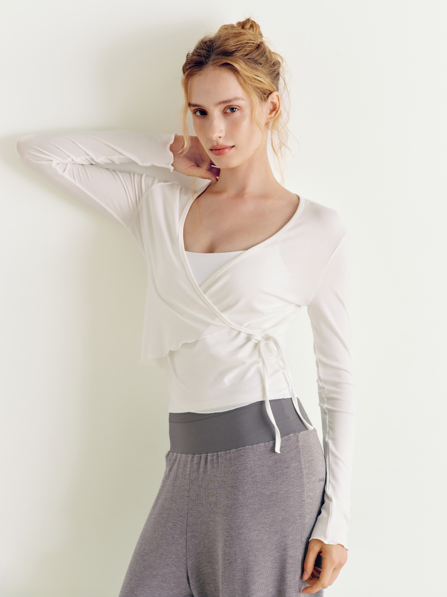 【Satva雲朵側綁帶Outer】預購_Satva Wrap Cardigan by Conch