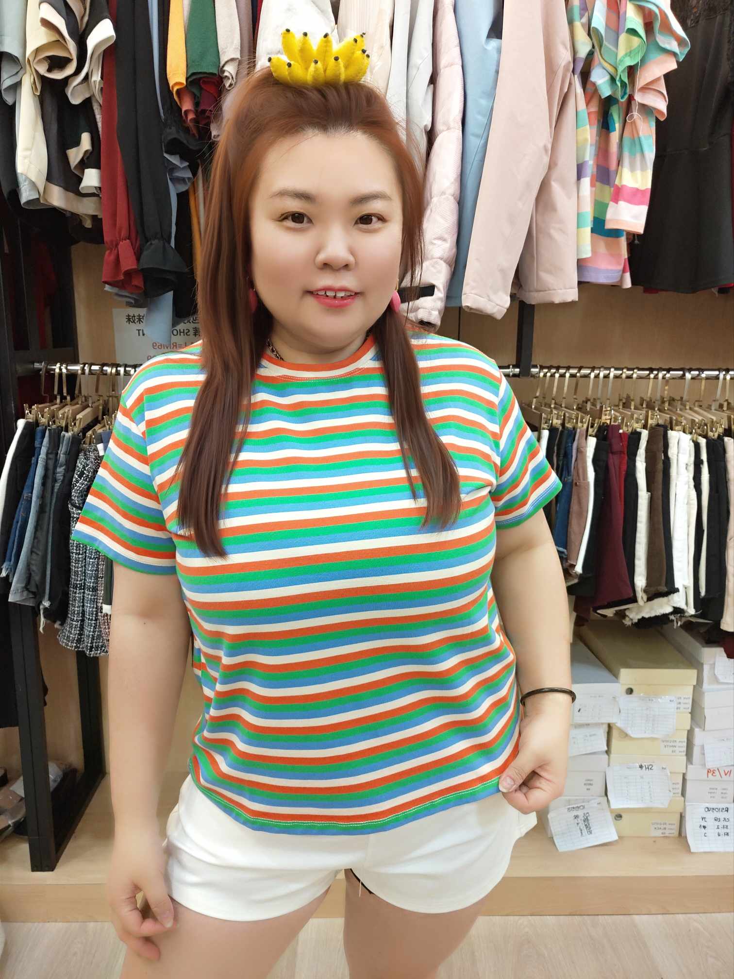 NBD16 彩虹上衣(大胸围 110-140CM)