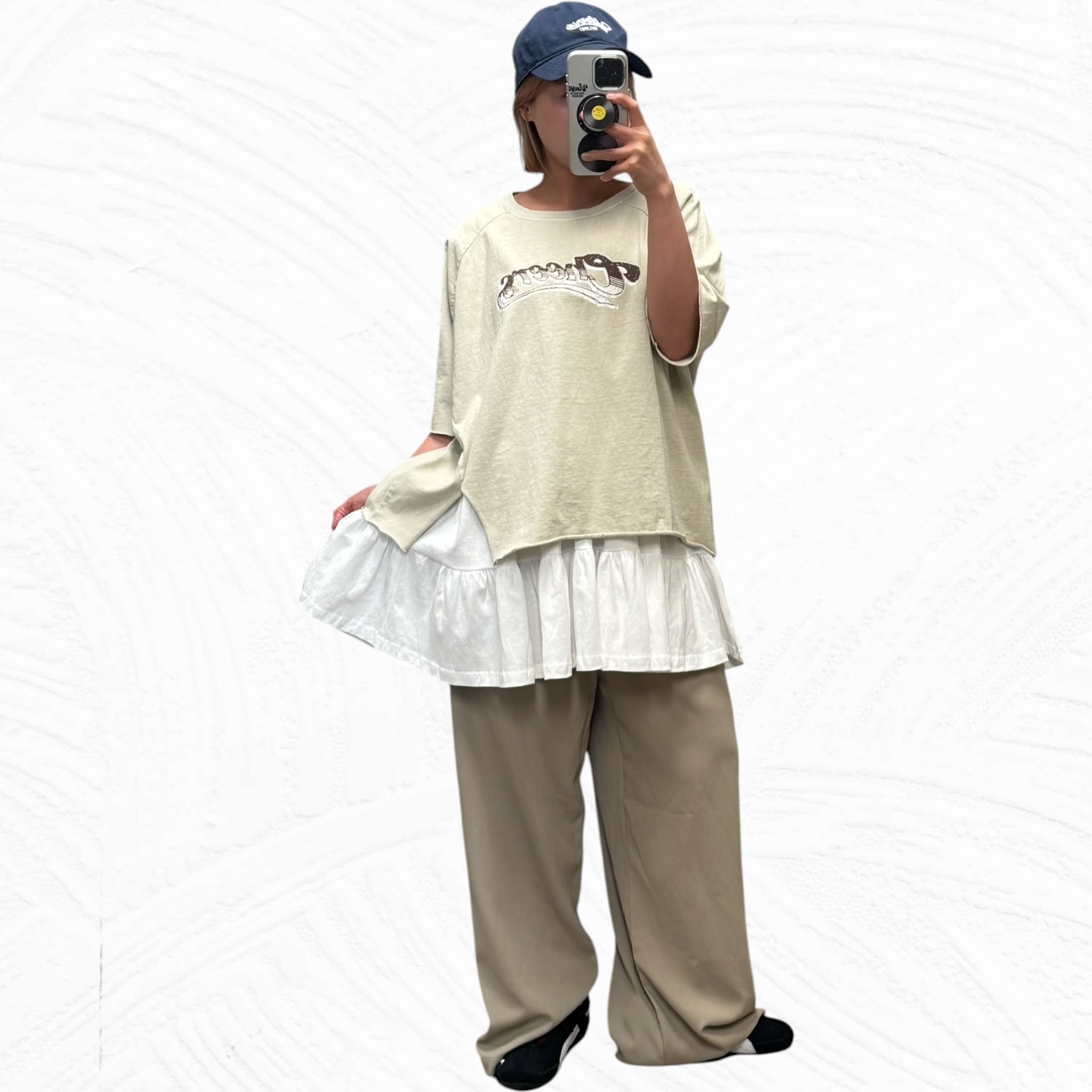221282 “Cheers”腳開叉Tee