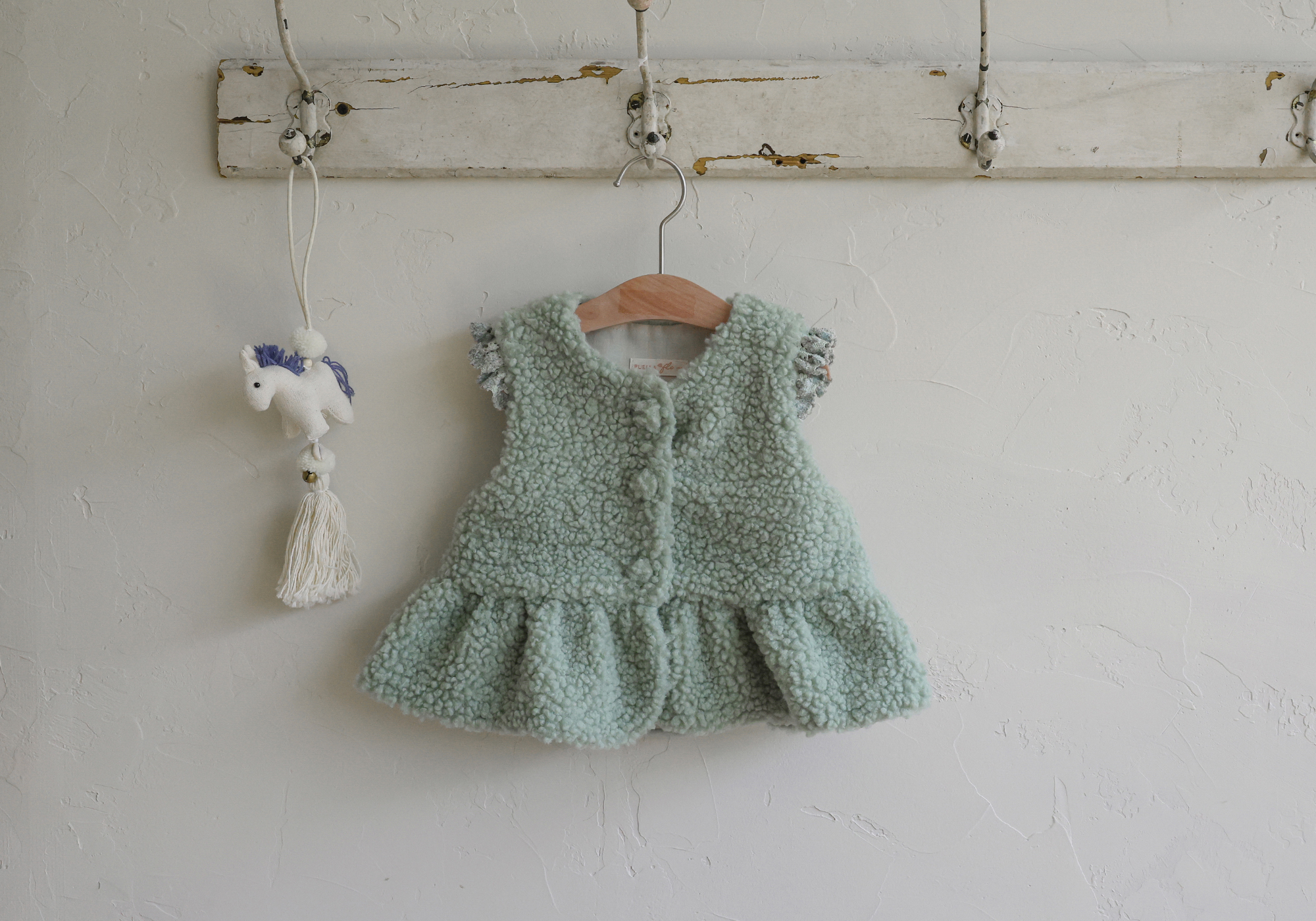 FLO | Pposong fur vest Green