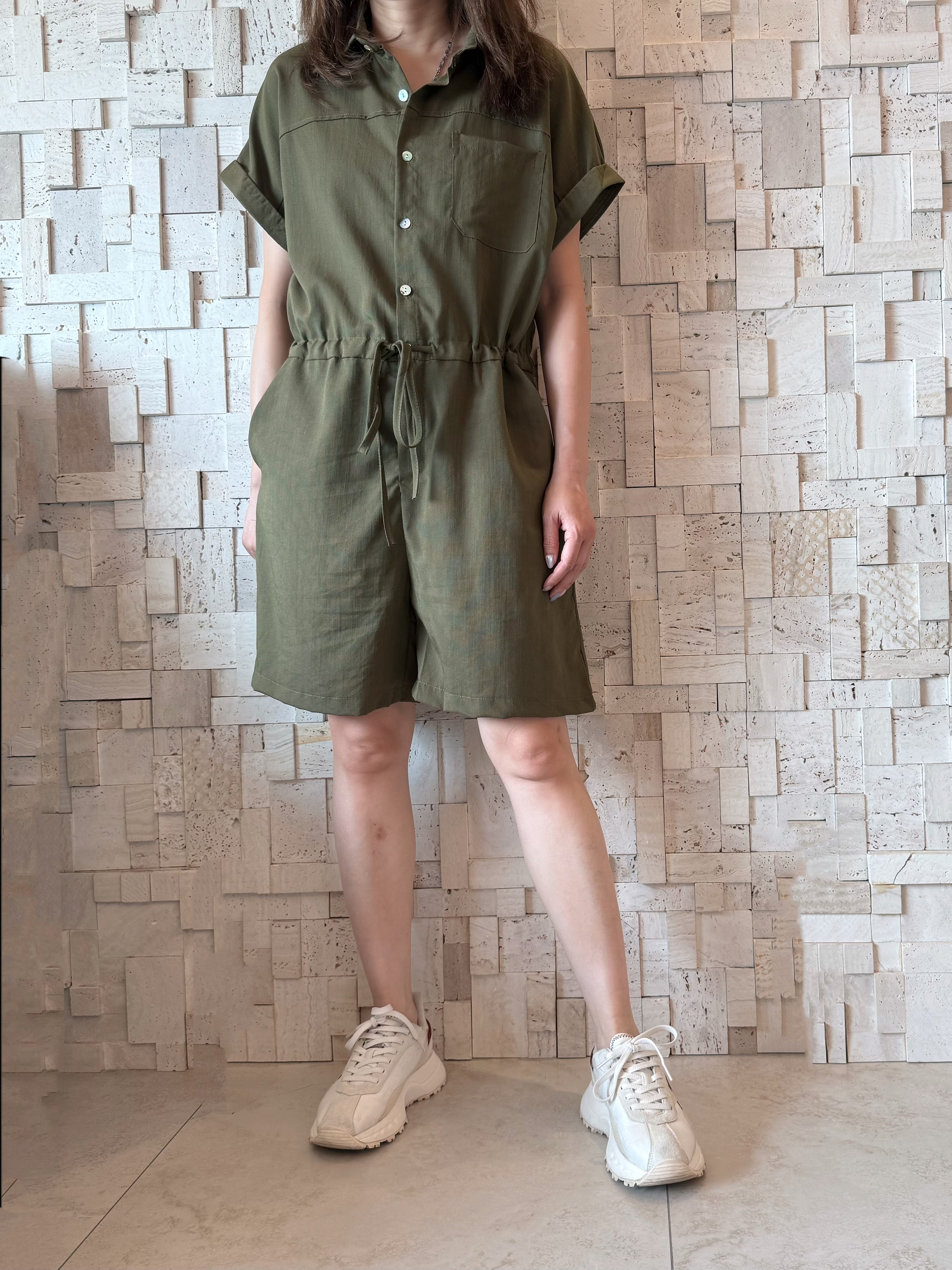 S00357 滑身梳織工人褲❣️