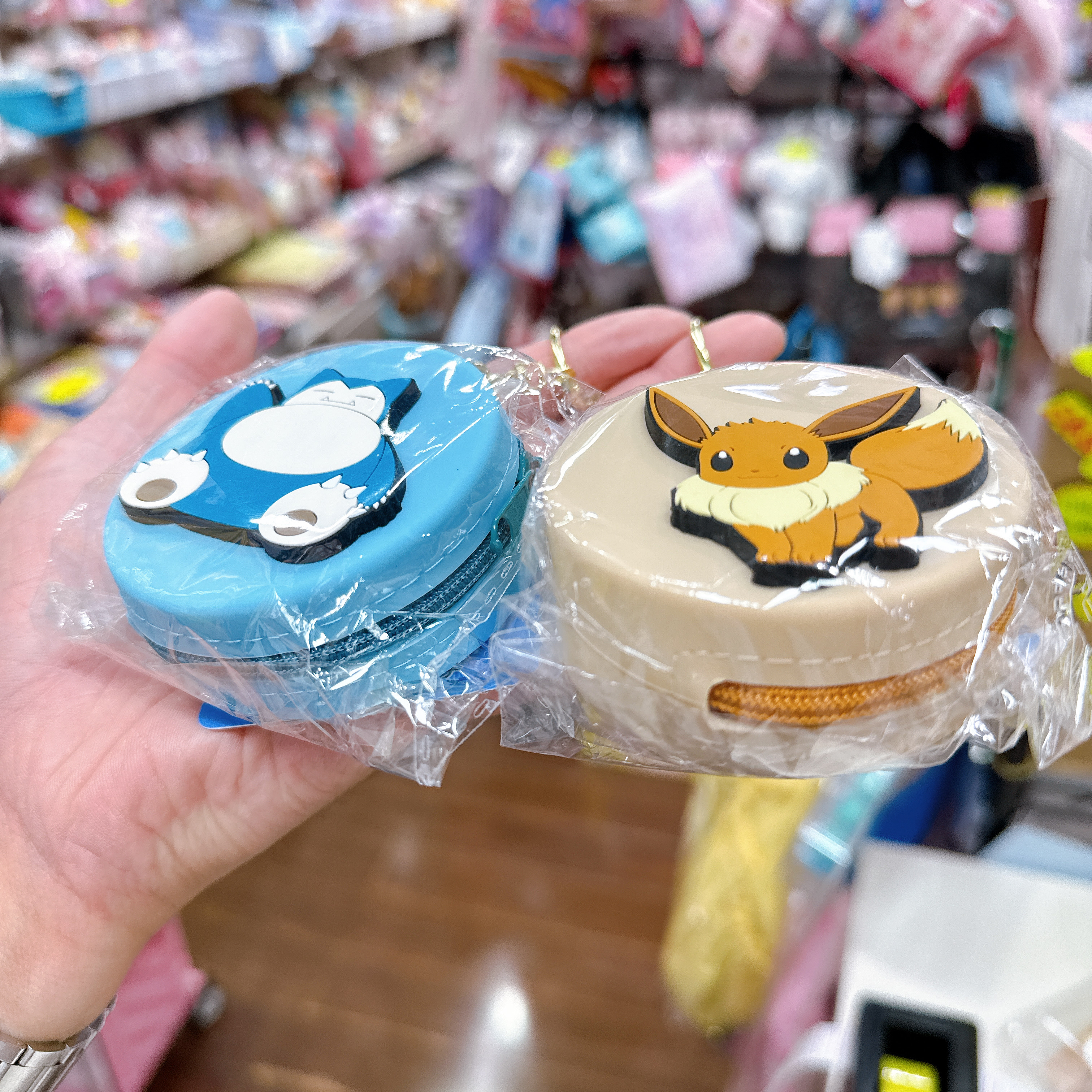 日本版比卡超 卡比獸/伊貝掛包散銀包