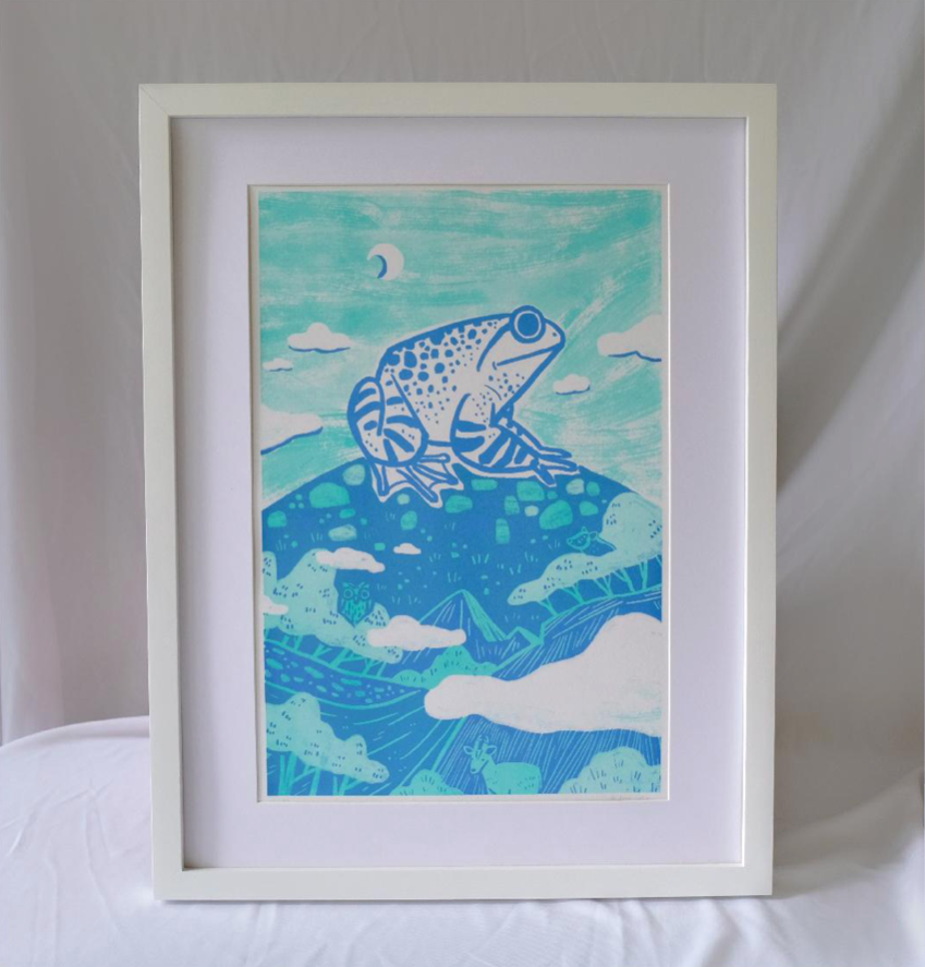 &dear 297x420 ART PRINT Mountain Top Limited Edition