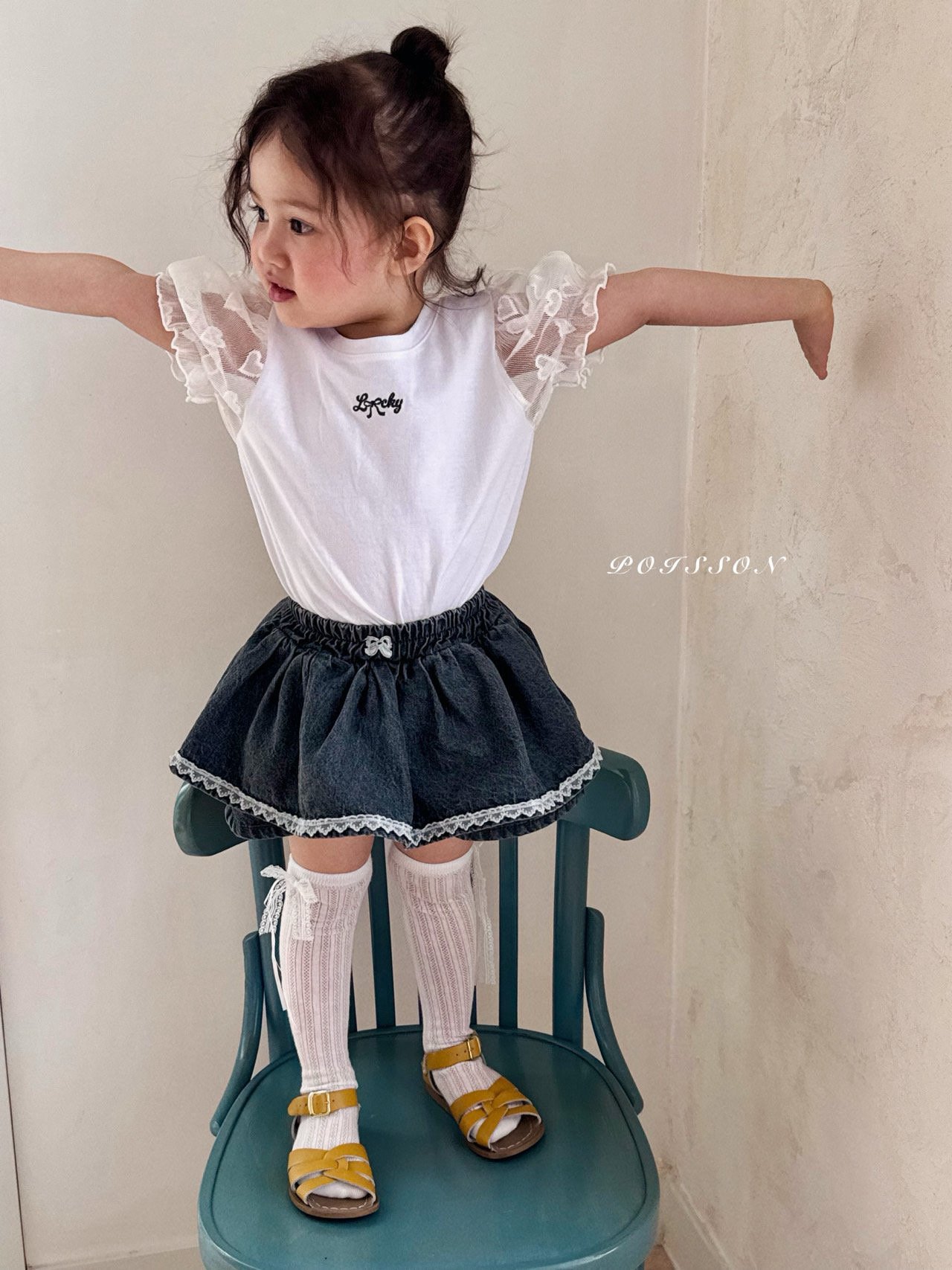 Lace 心心 Top